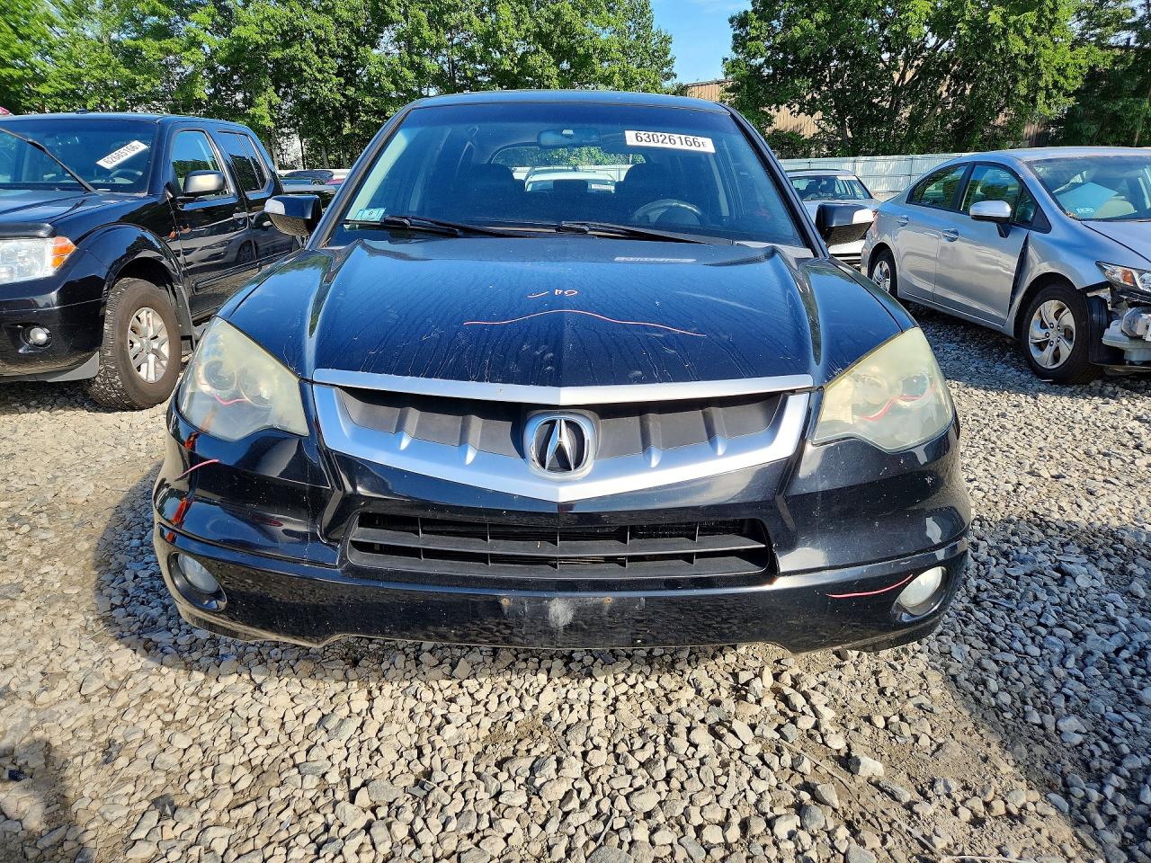 2007 Acura Rdx Technology Черный vin: 5J8TB18597A019357
