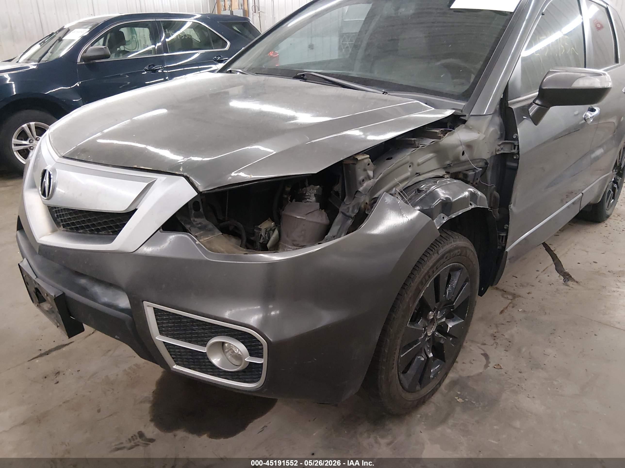 2010 Acura Rdx   Gray vin: 5J8TB1H22AA001683