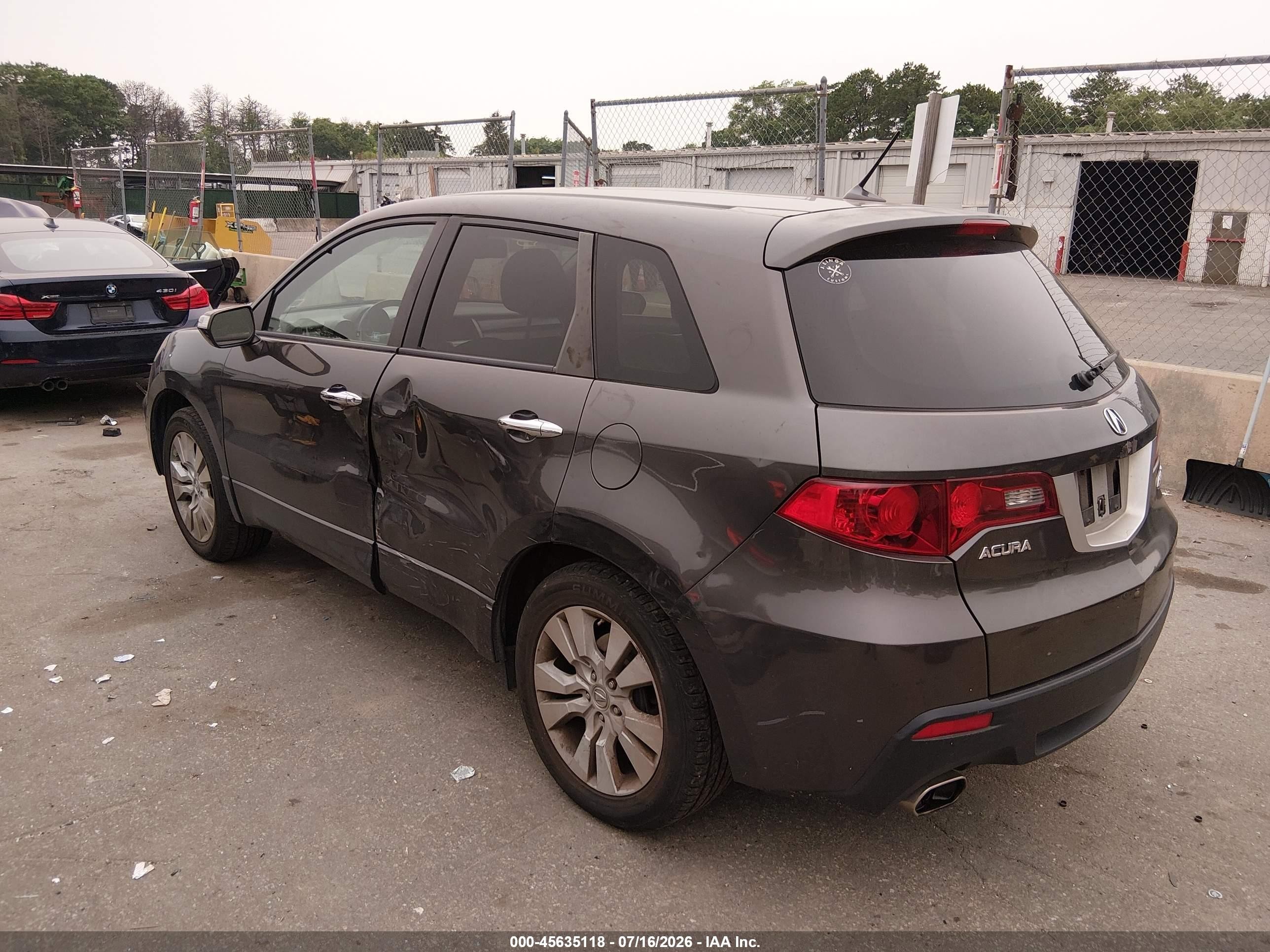 2010 Acura Rdx   Gray vin: 5J8TB1H28AA003597