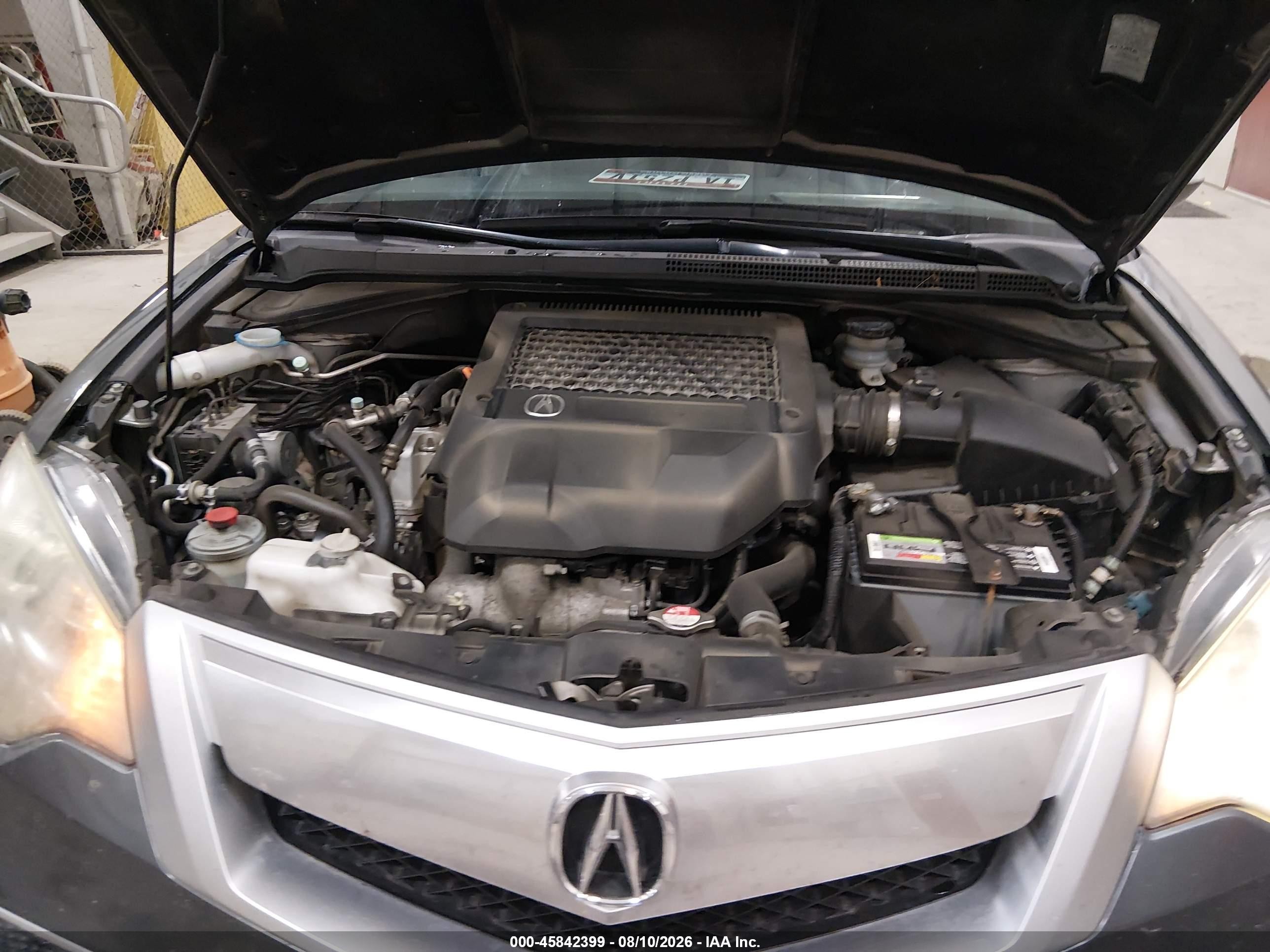 2010 Acura Rdx   Gray vin: 5J8TB1H28AA008685