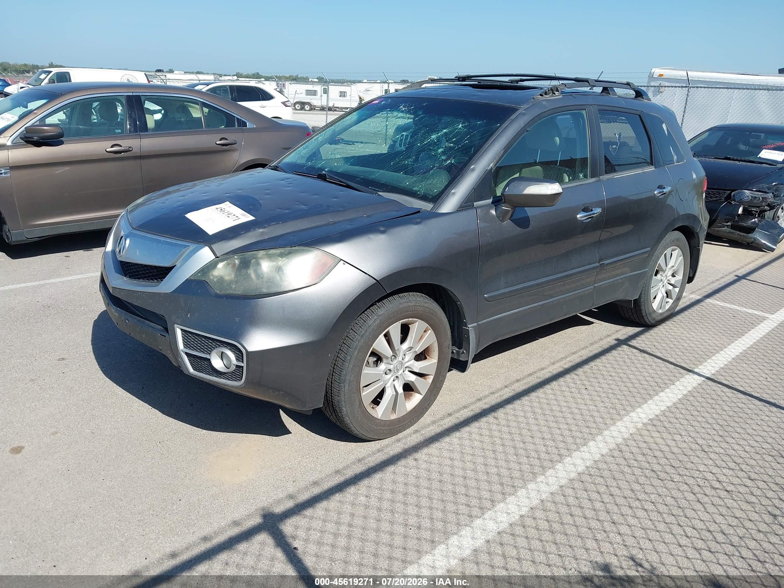 2010 Acura Rdx   Gray vin: 5J8TB1H51AA003449