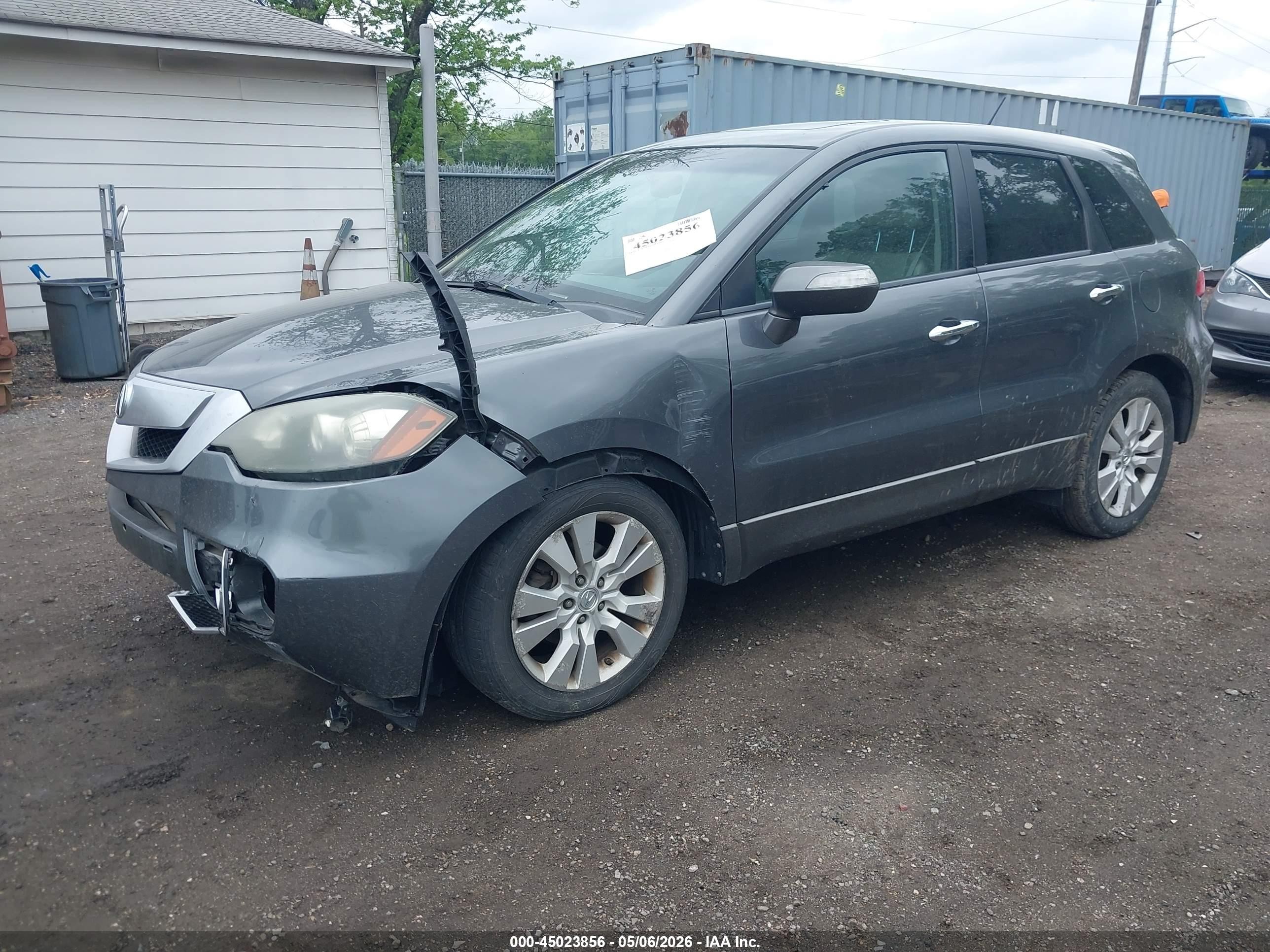 2010 Acura Rdx   Серый vin: 5J8TB1H52AA003931