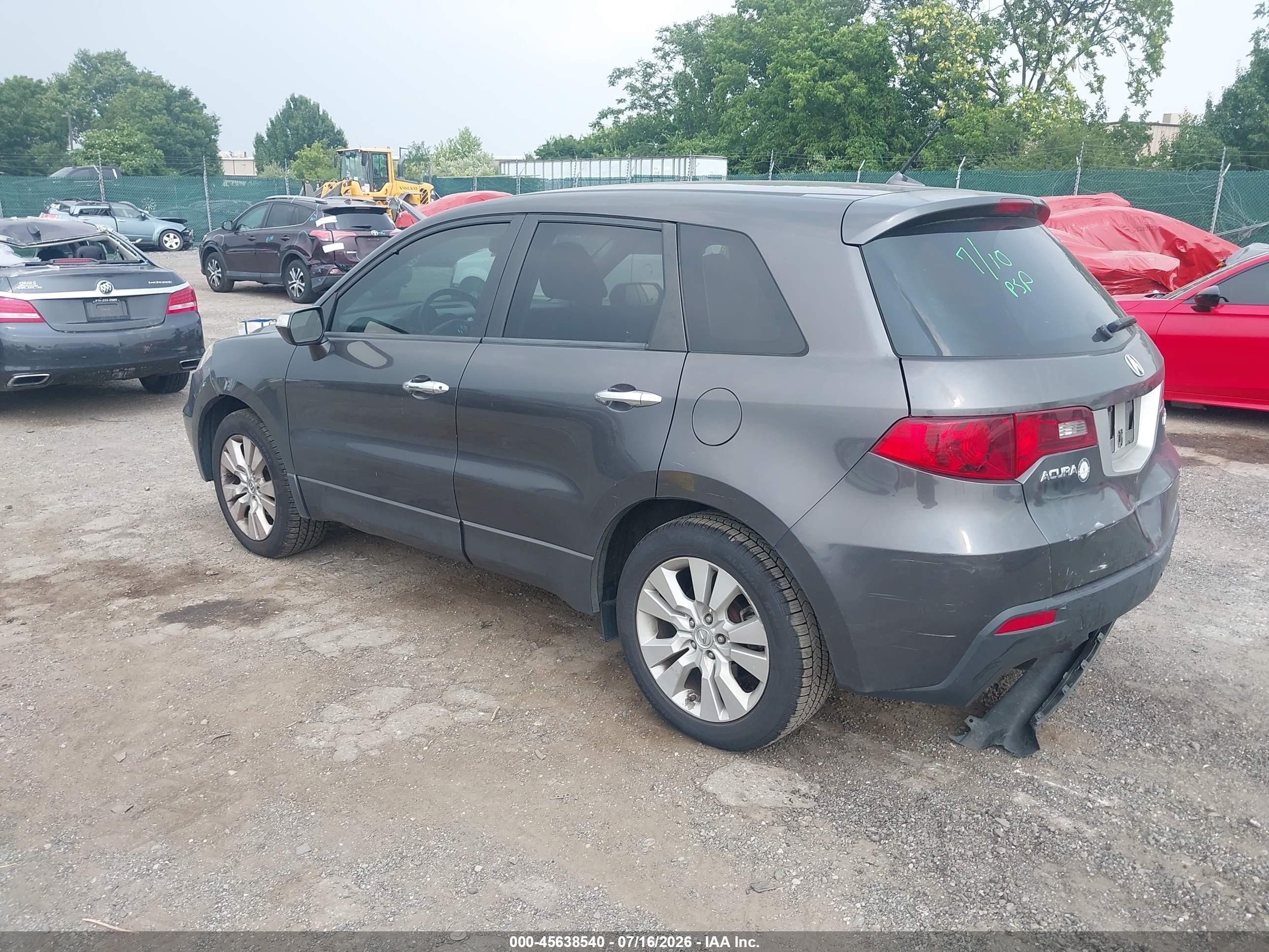 2011 Acura Rdx   Gray vin: 5J8TB1H54BA001731