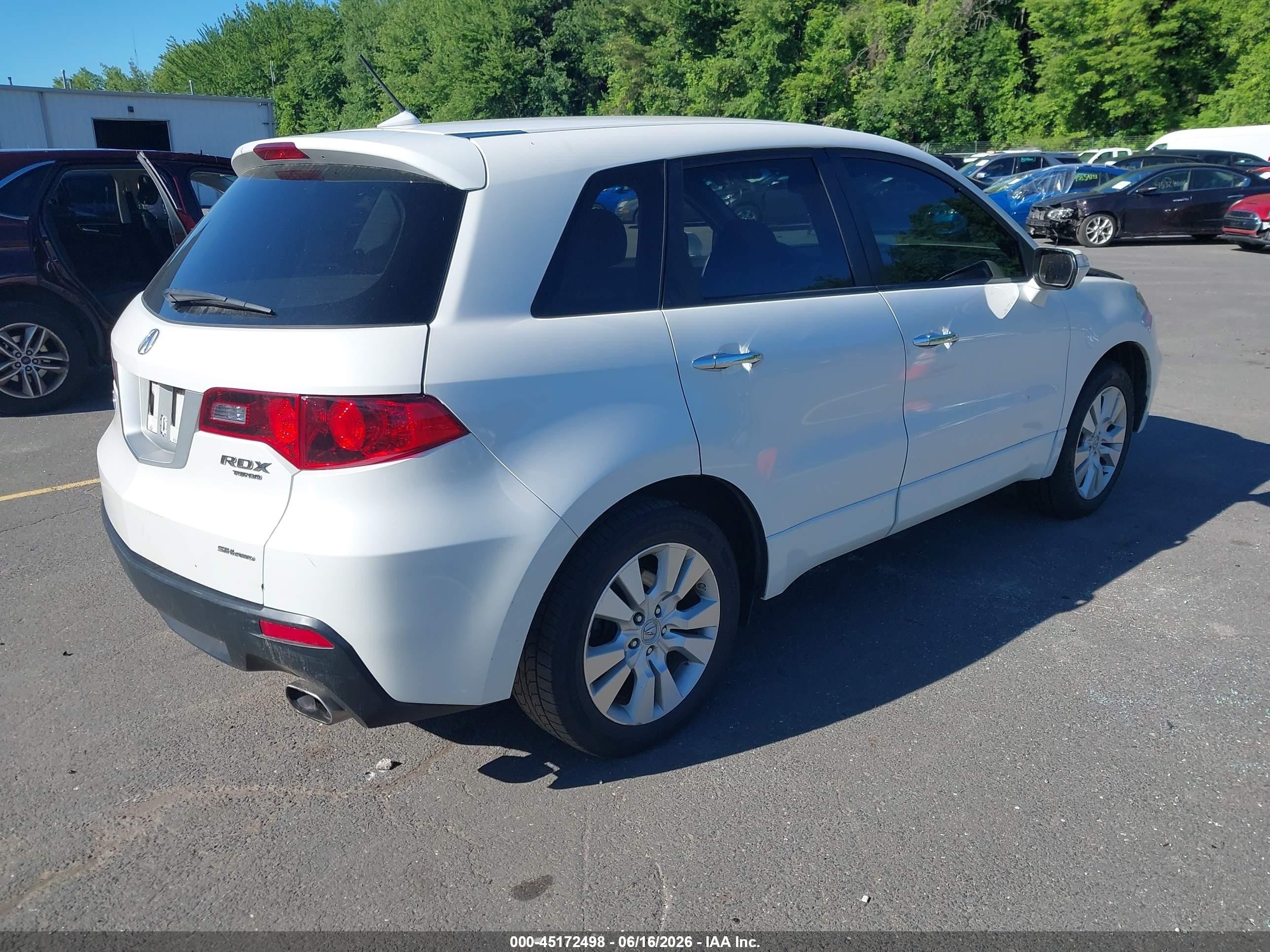 2011 Acura Rdx   Белый vin: 5J8TB1H54BA007304