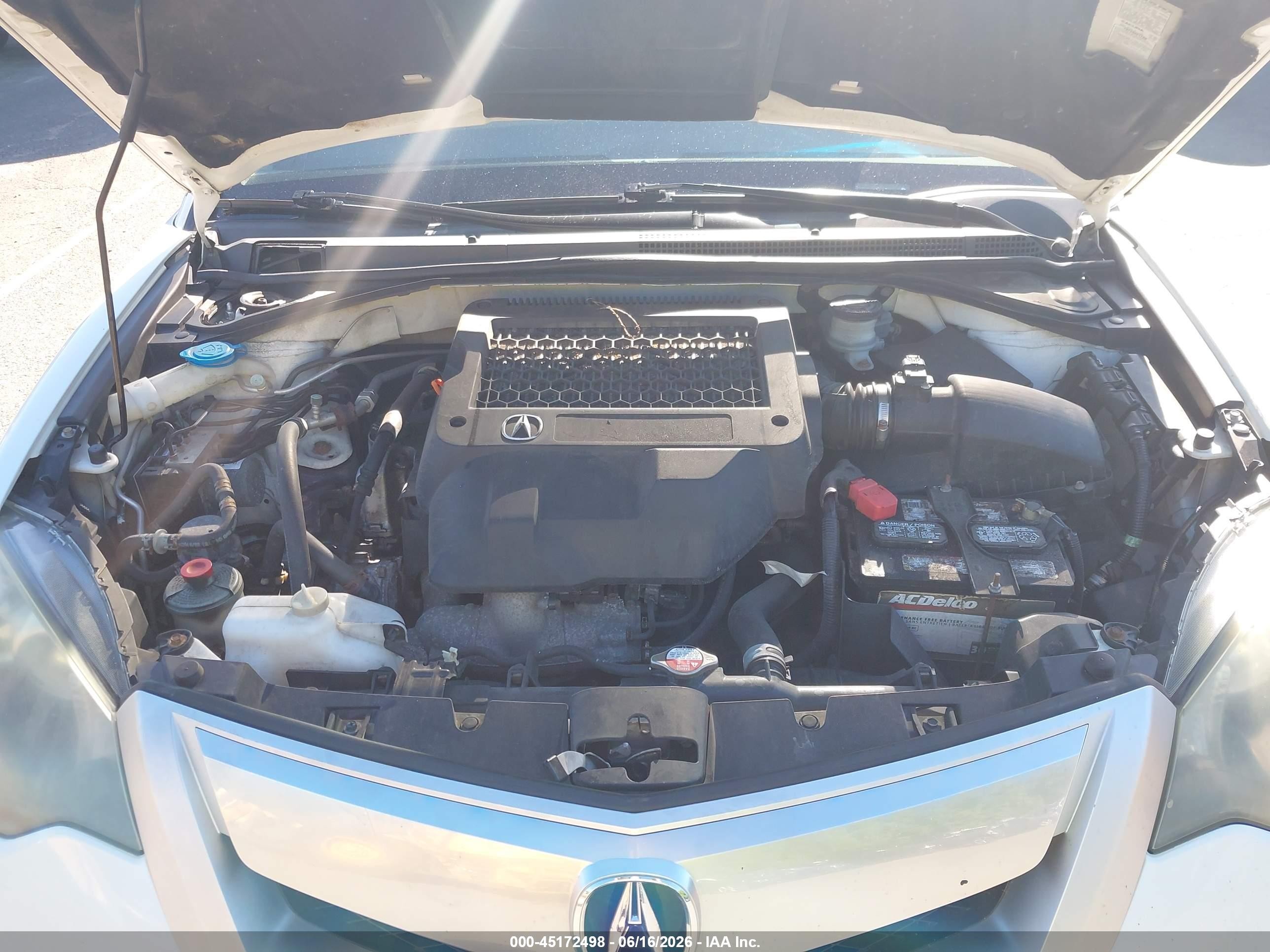 2011 Acura Rdx   Белый vin: 5J8TB1H54BA007304