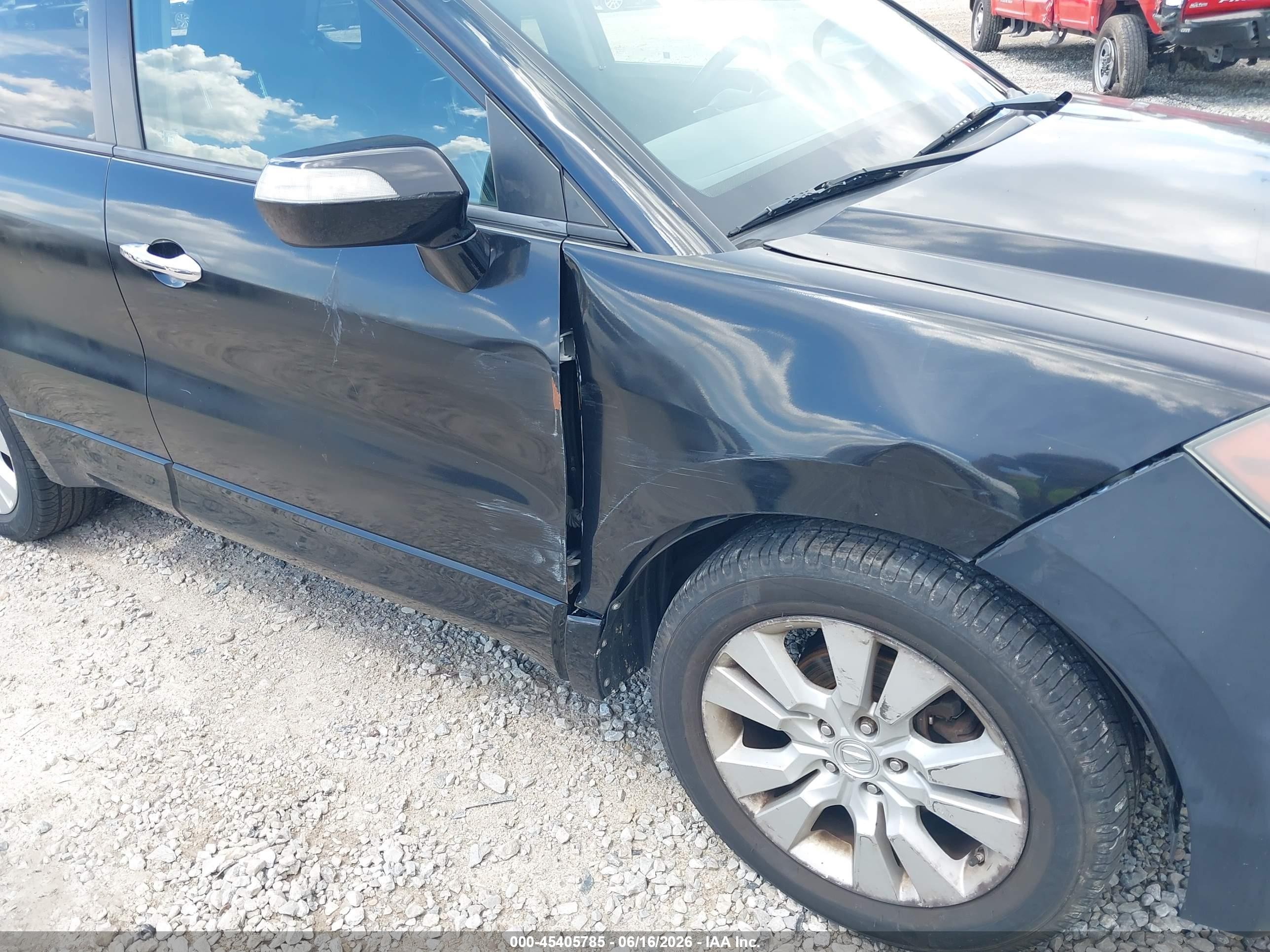 2010 Acura Rdx   Black vin: 5J8TB1H55AA005477