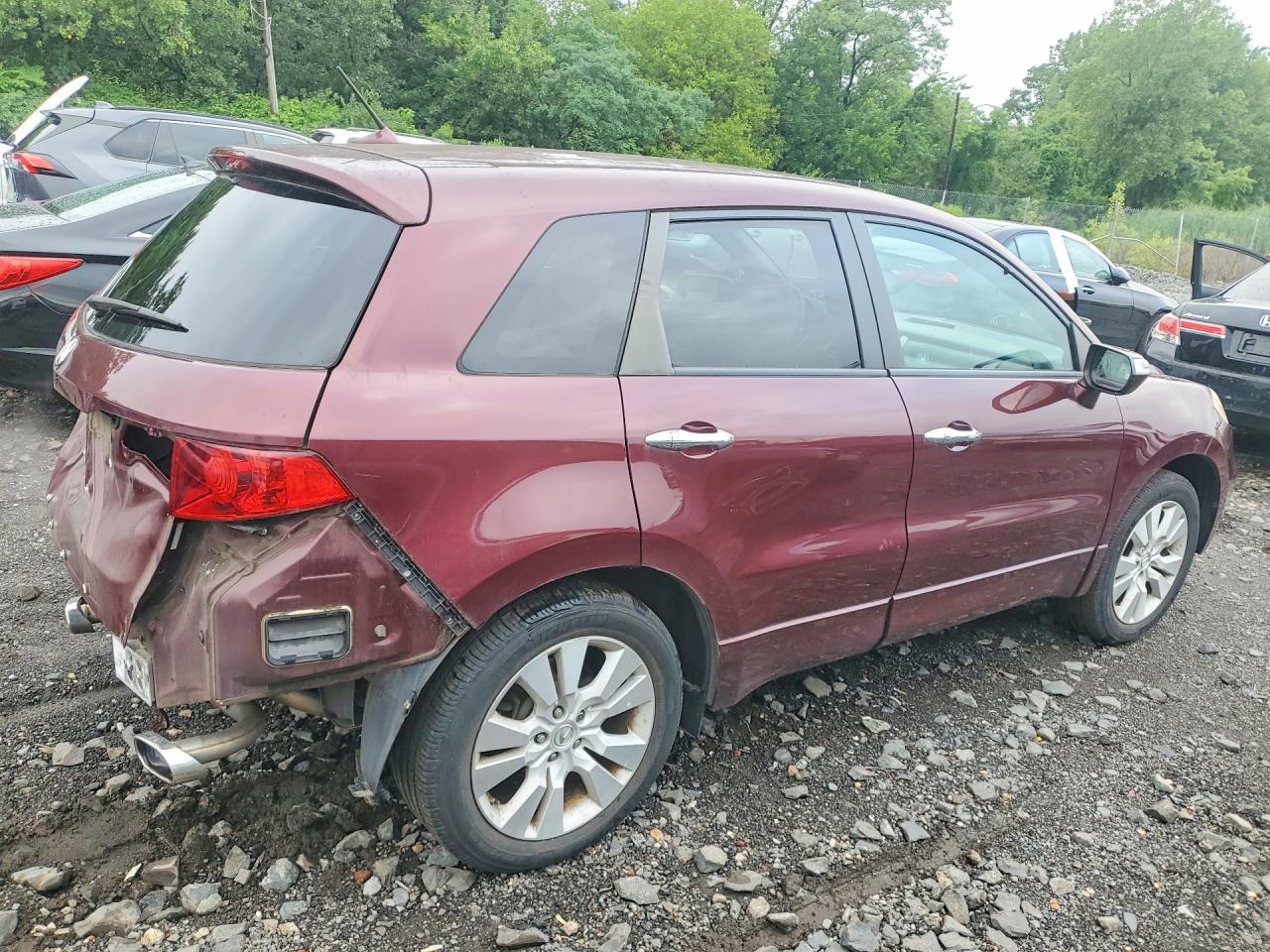 2011 Acura Rdx Technology Burgundy vin: 5J8TB1H56BA006400