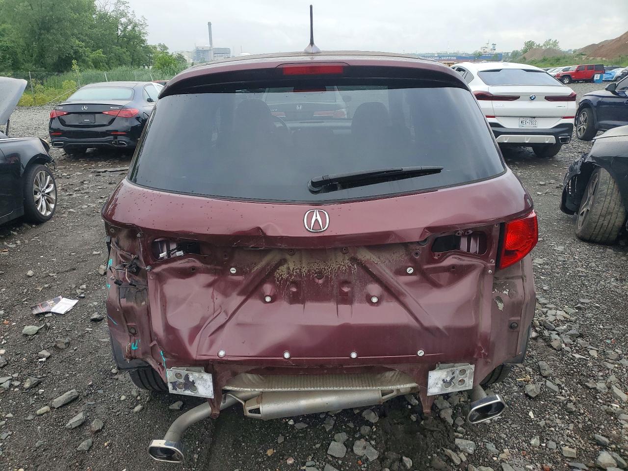 2011 Acura Rdx Technology Burgundy vin: 5J8TB1H56BA006400