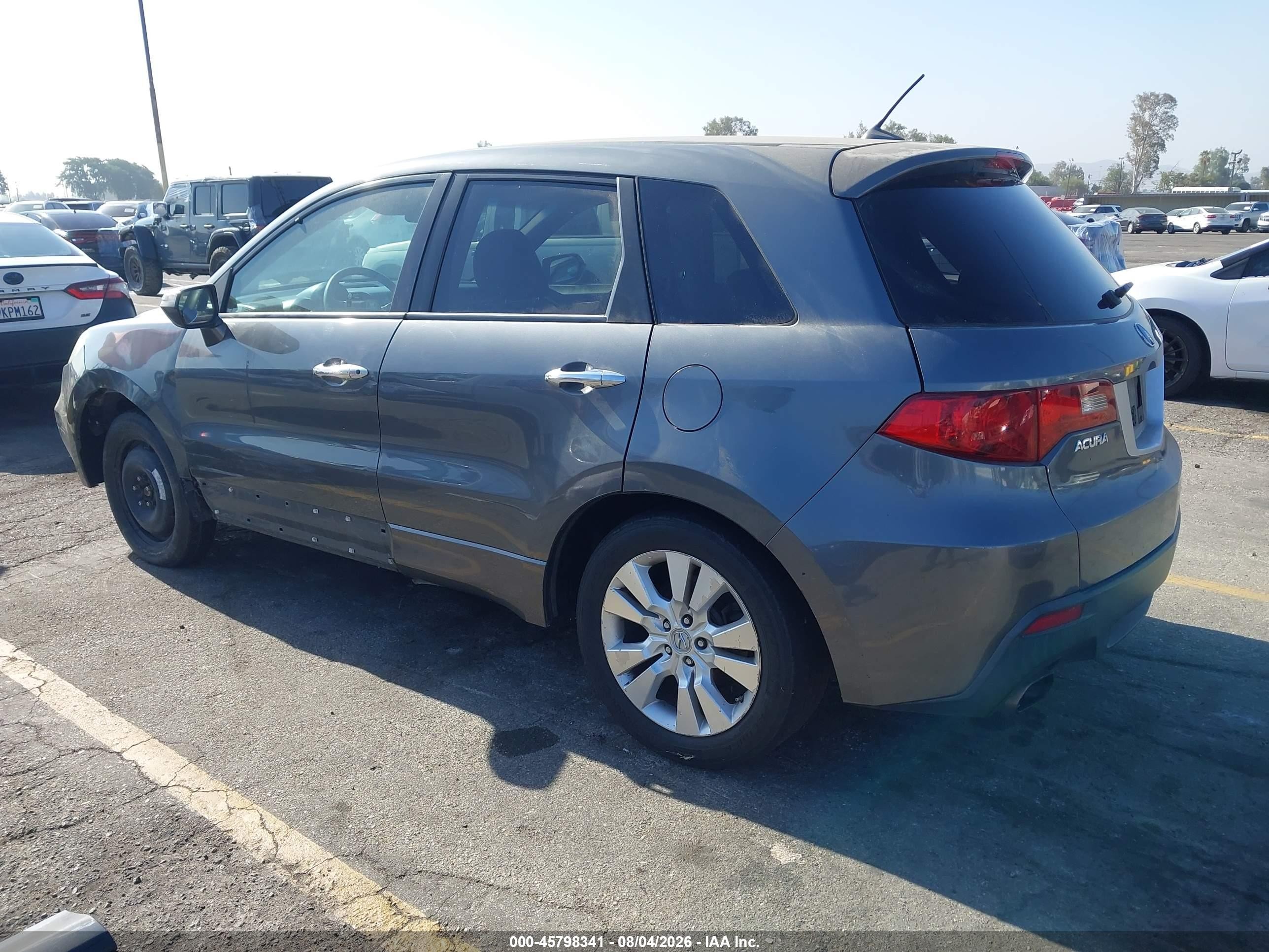 2011 Acura Rdx   Gray vin: 5J8TB1H57BA005627