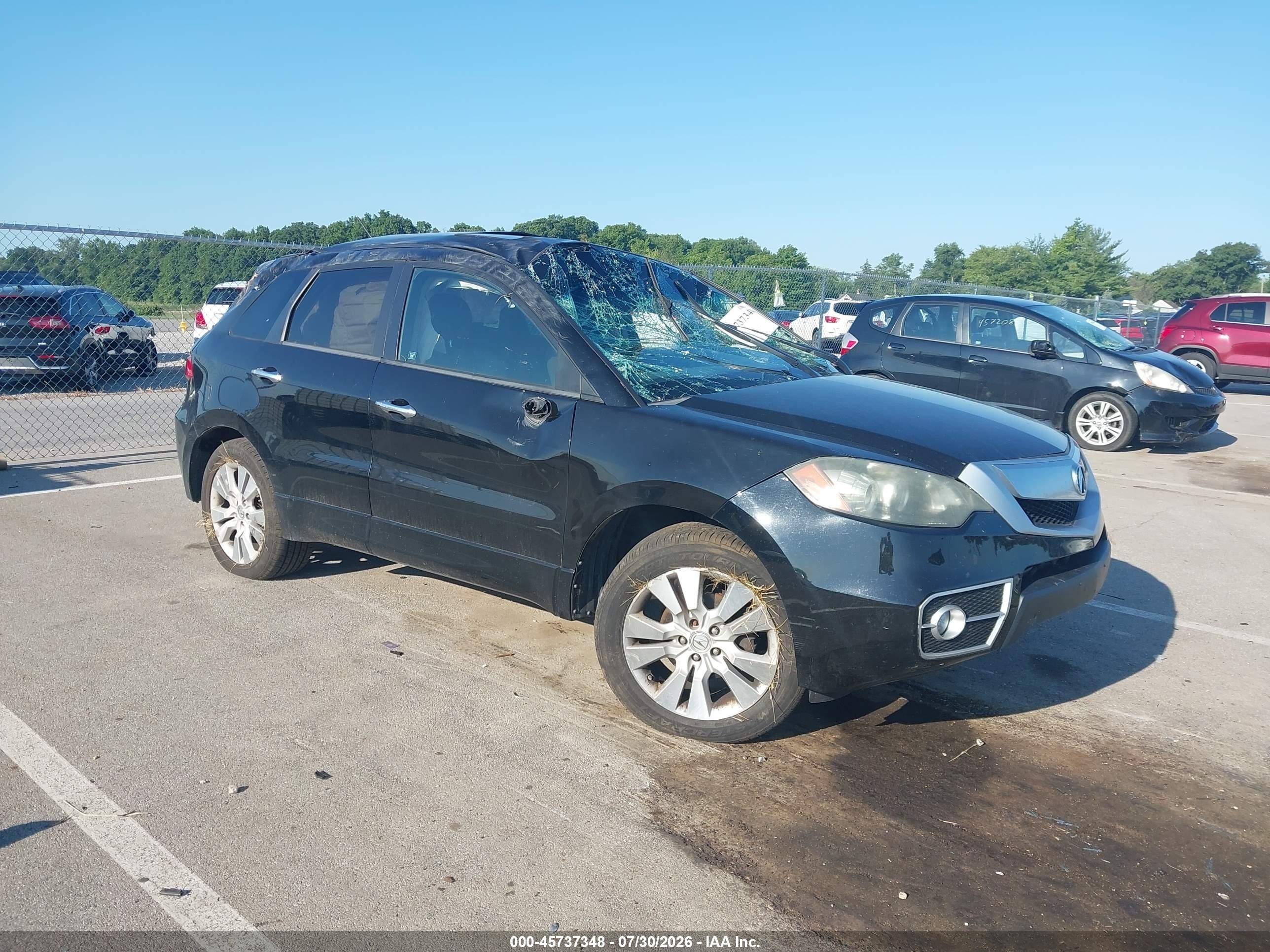 2010 Acura Rdx   Black vin: 5J8TB1H58AA002038
