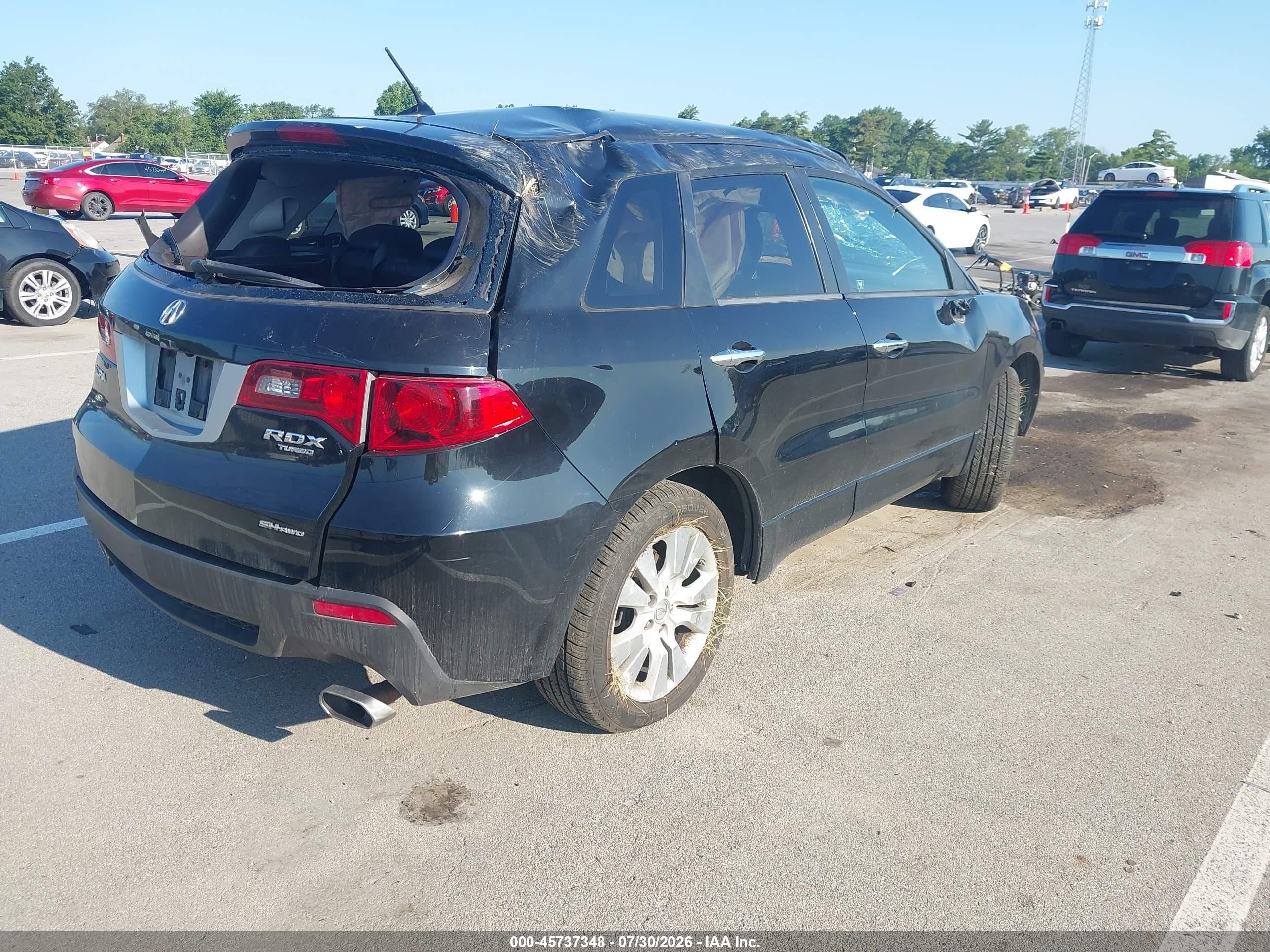 2010 Acura Rdx   Black vin: 5J8TB1H58AA002038