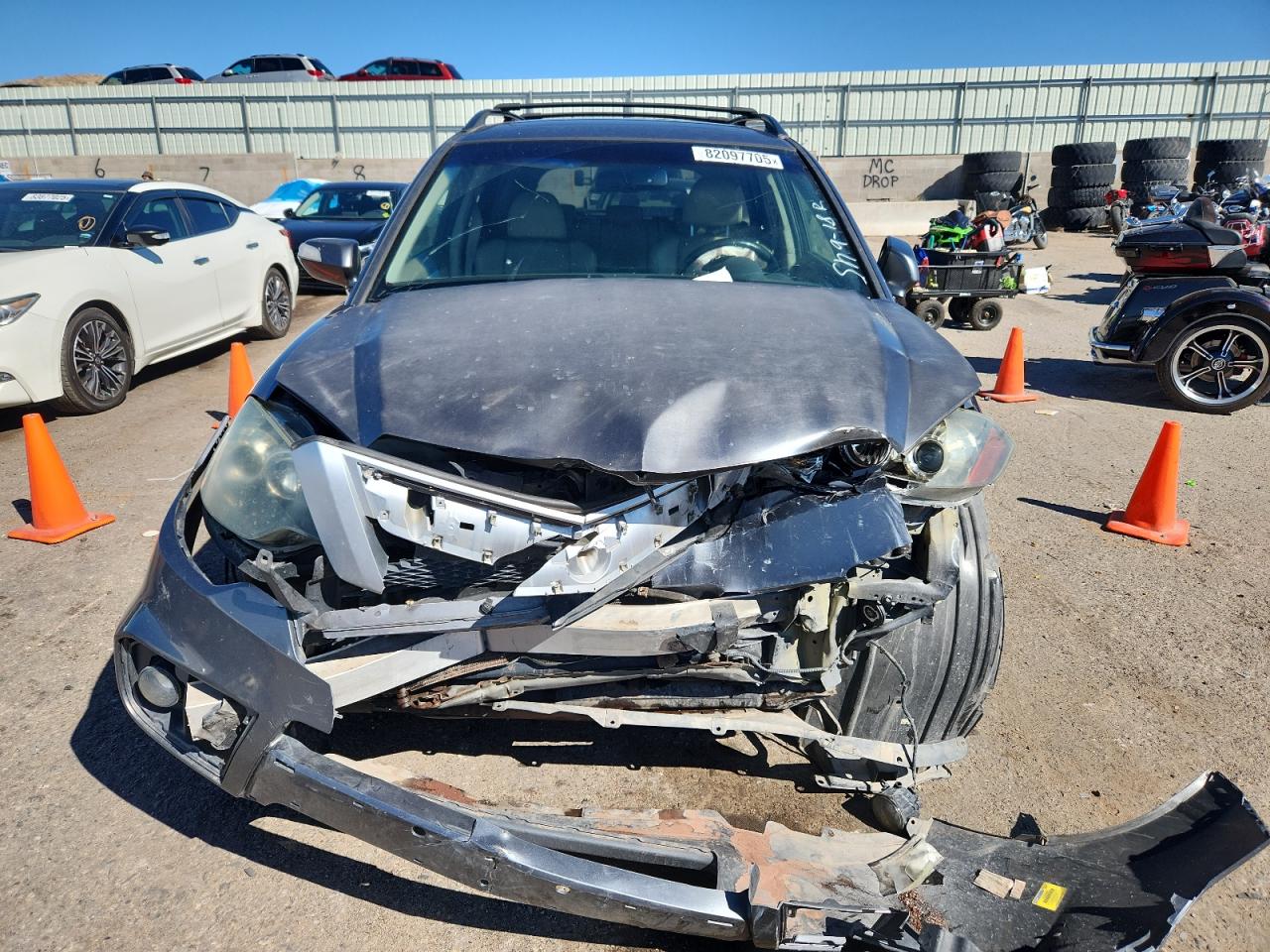2010 Acura Rdx Technology Серый vin: 5J8TB1H58AA006395