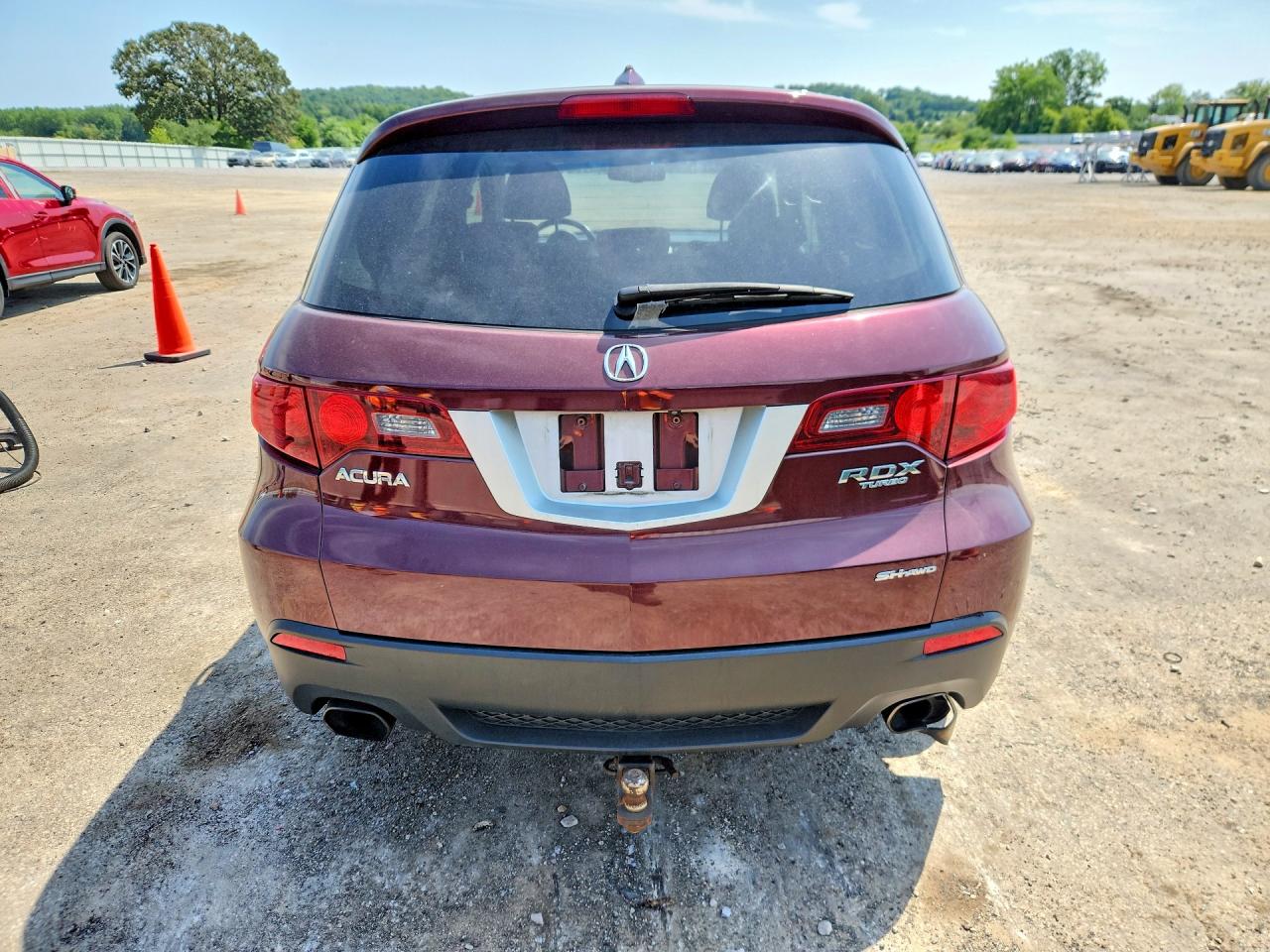 2011 Acura Rdx Technology Burgundy vin: 5J8TB1H58BA004292