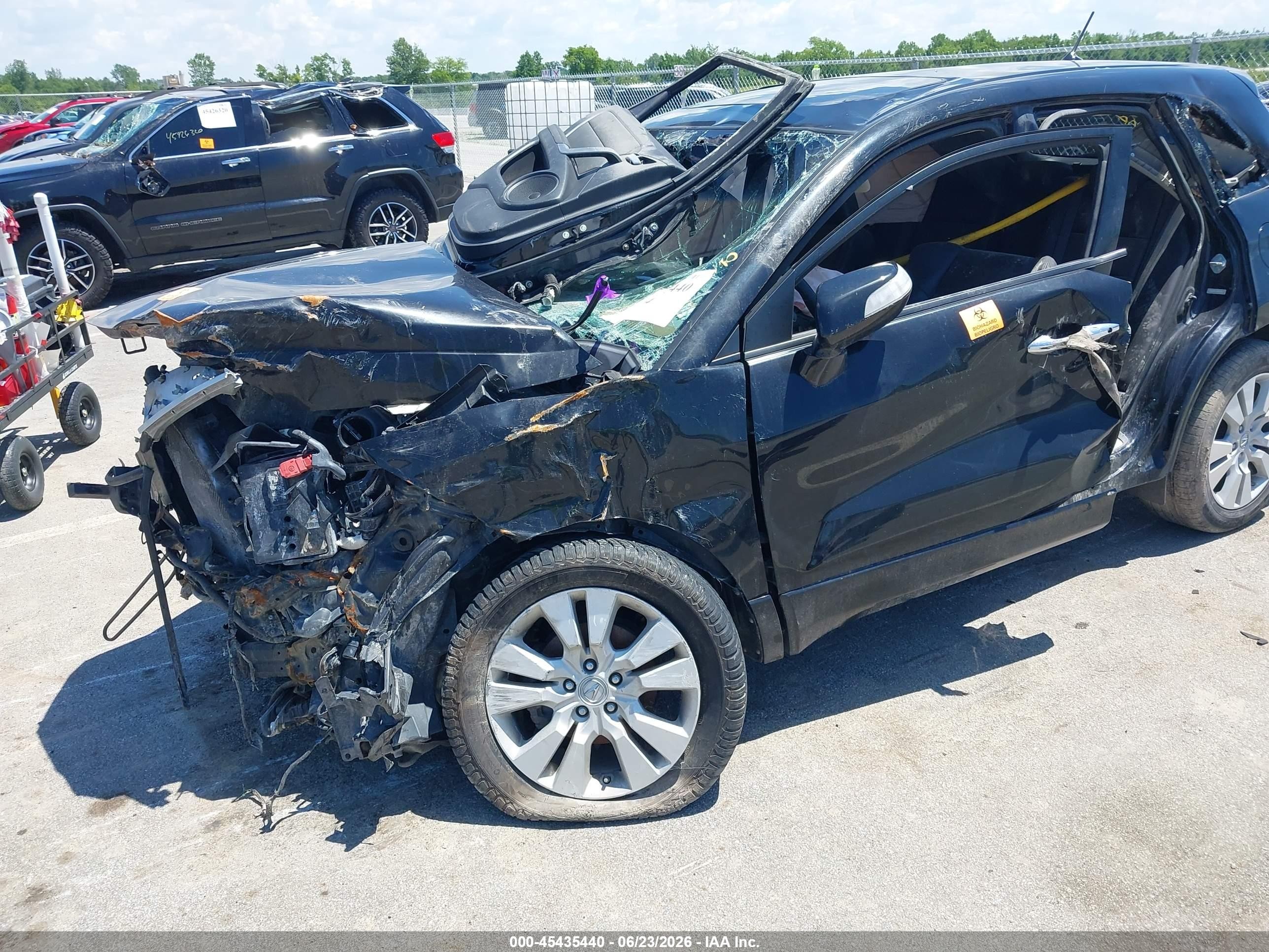 2011 Acura Rdx Черный vin: 5J8TB1H59BA000462