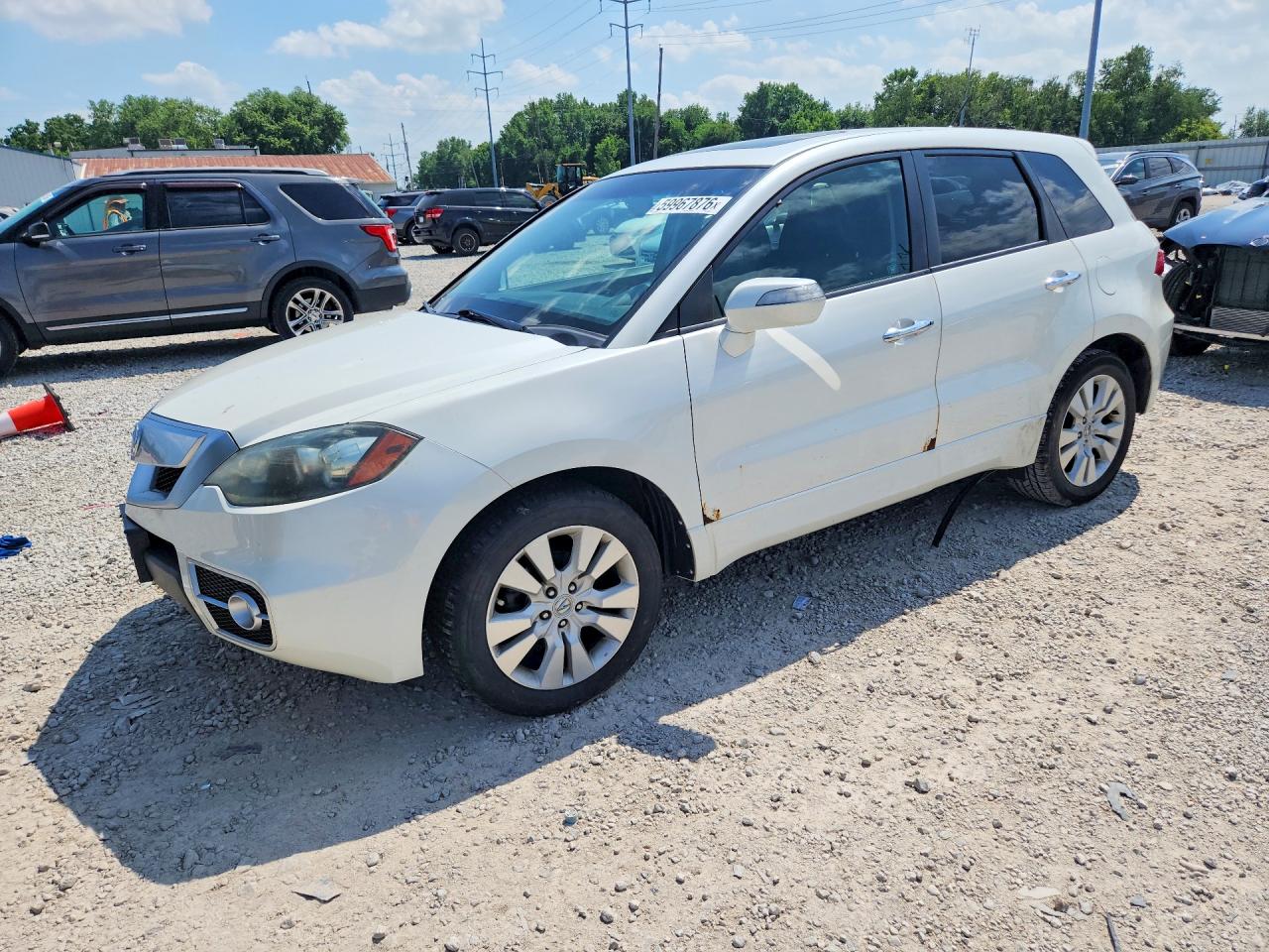 2011 Acura Rdx Technology White vin: 5J8TB1H59BA002857