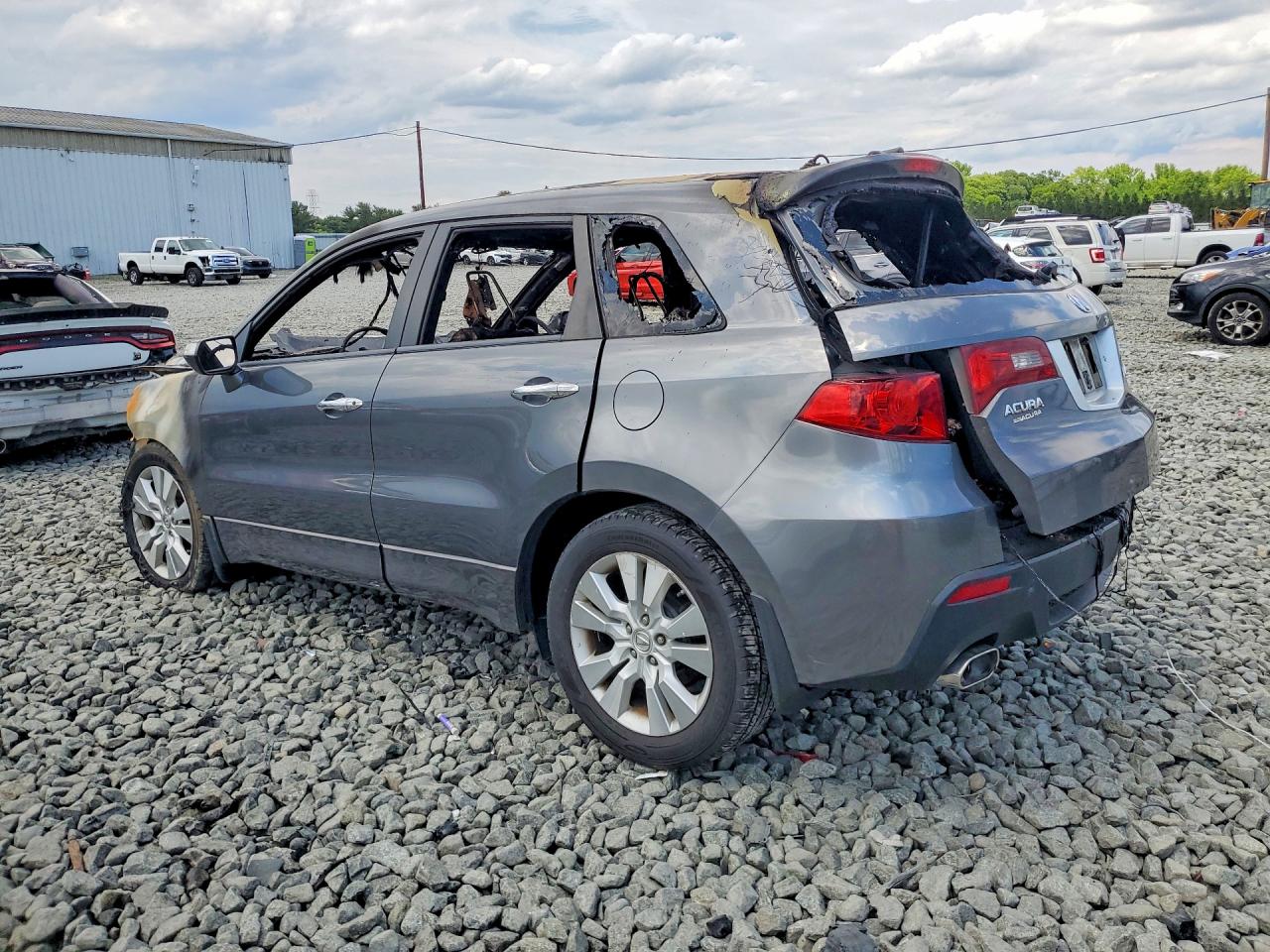2011 Acura Rdx Gray vin: 5J8TB2H21BA004565