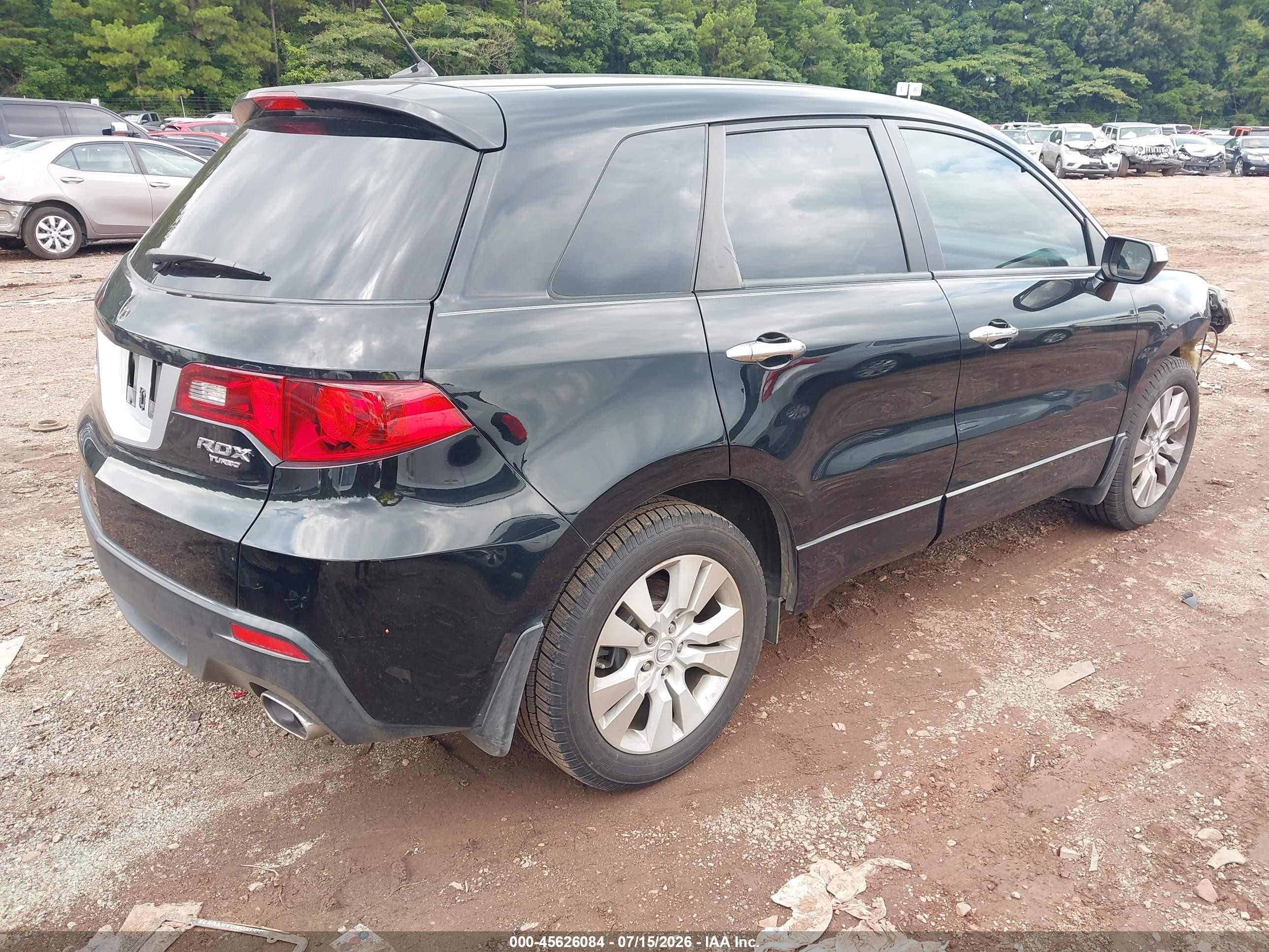 2011 Acura Rdx   Black vin: 5J8TB2H21BA004887