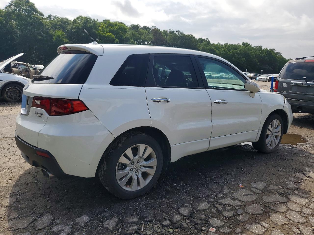 2010 Acura Rdx White vin: 5J8TB2H22AA001561