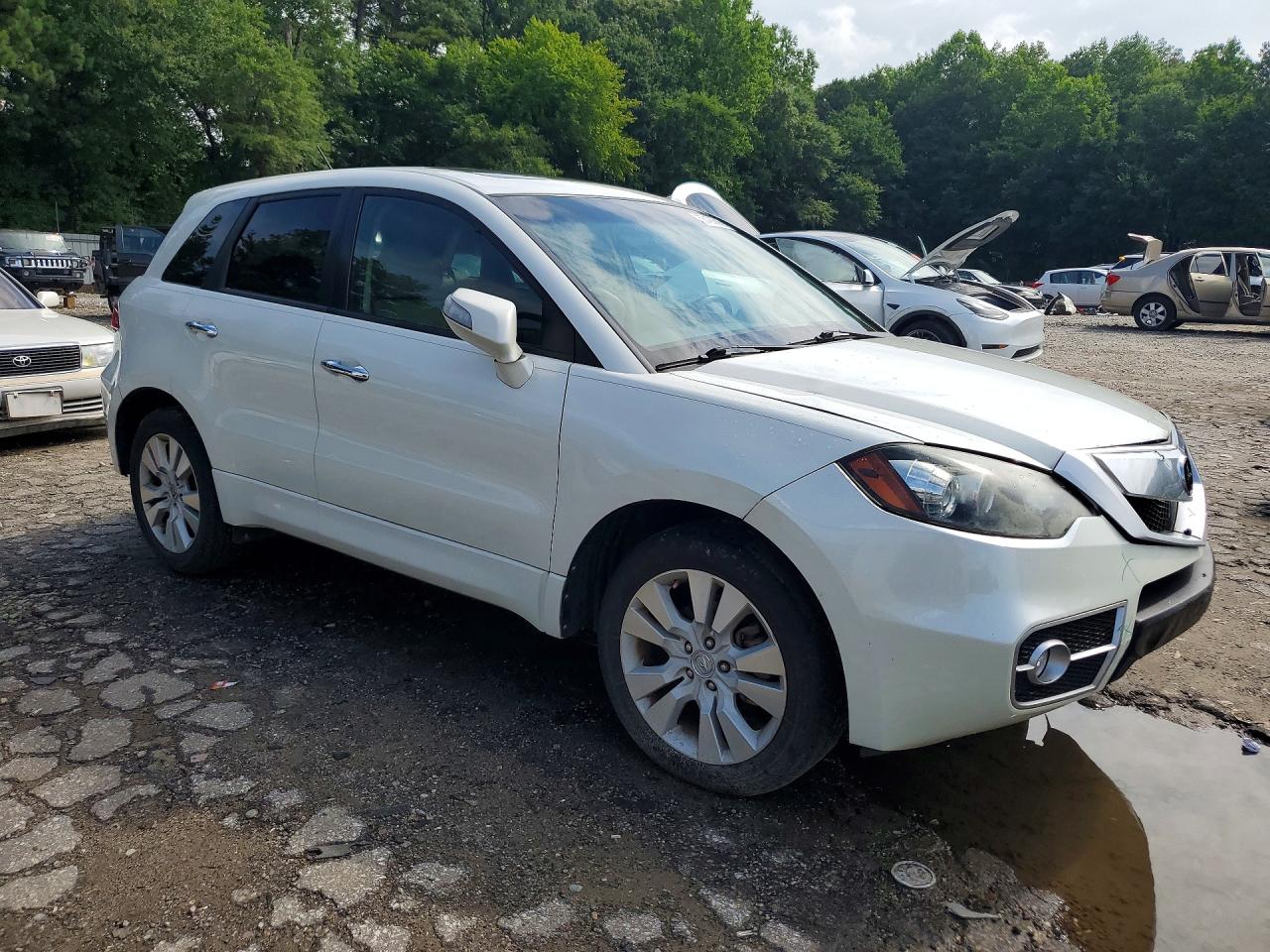 2010 Acura Rdx White vin: 5J8TB2H22AA001561
