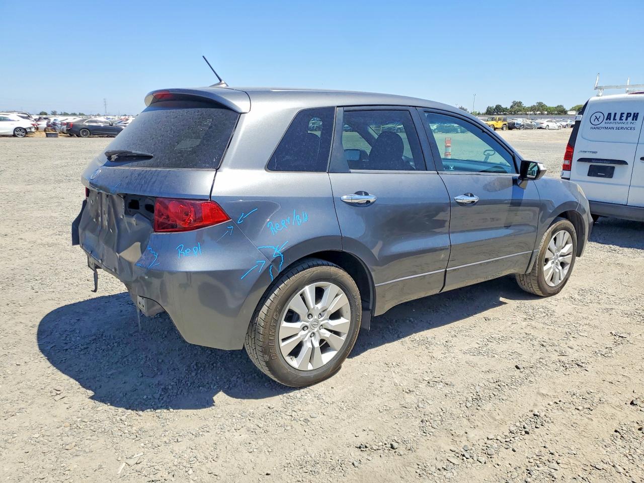2010 Acura Rdx Charcoal vin: 5J8TB2H22AA003133