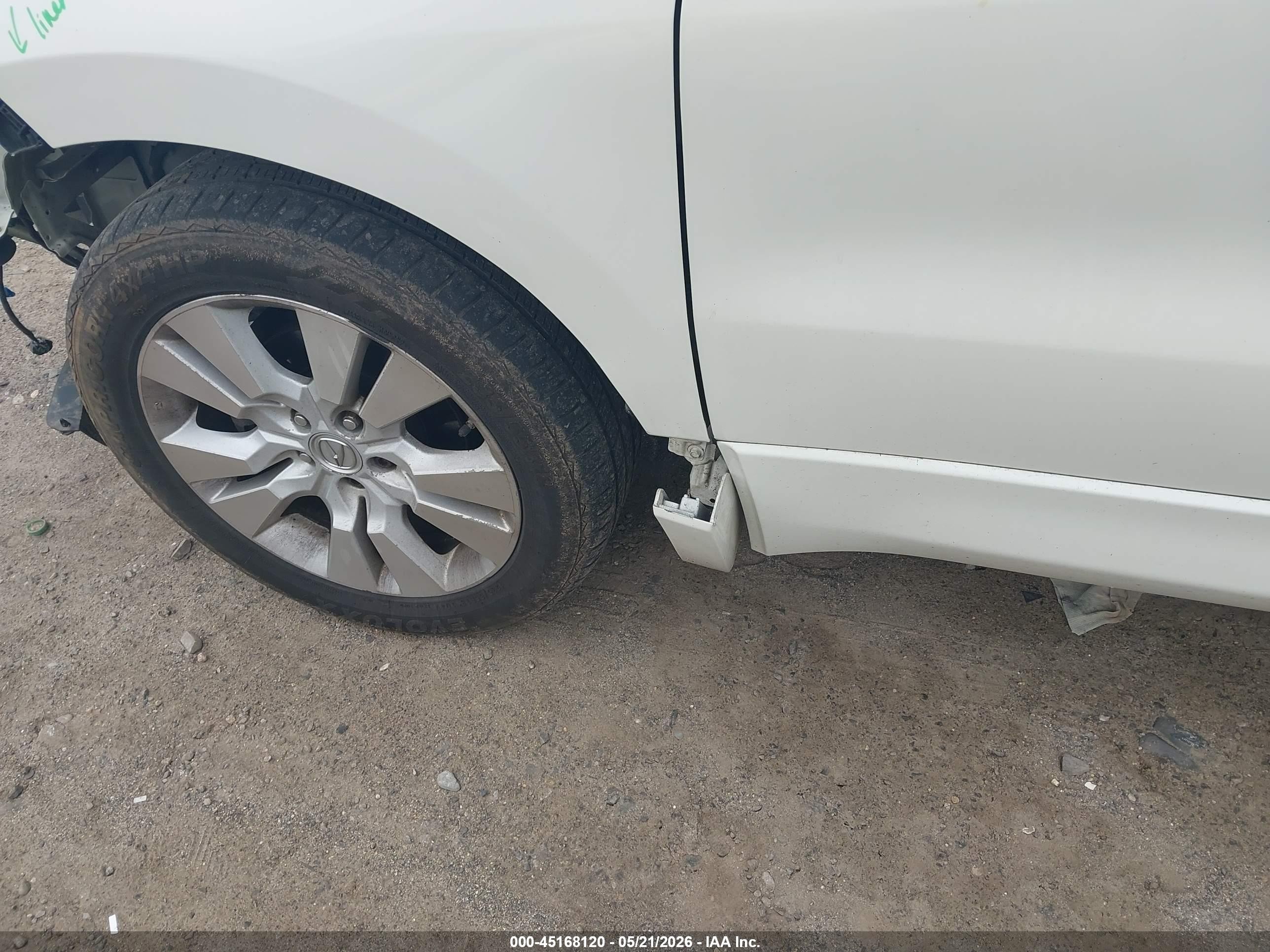 2010 Acura Rdx White vin: 5J8TB2H22AA003567