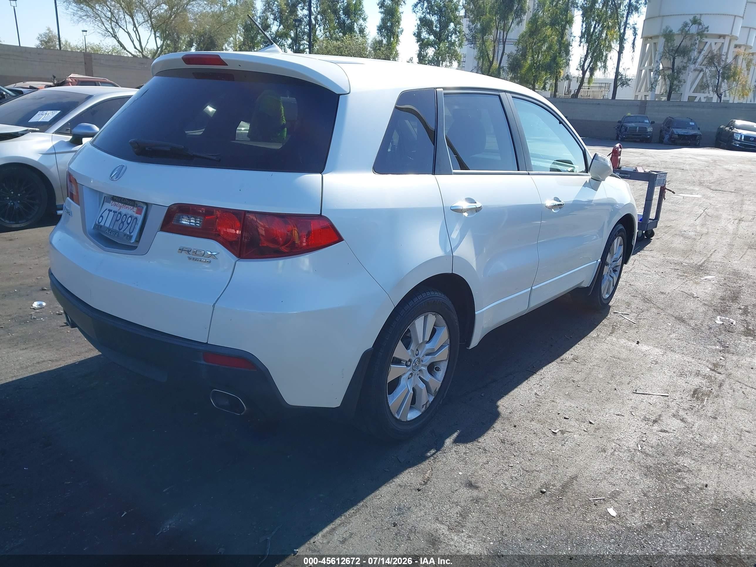 2011 Acura Rdx   White vin: 5J8TB2H22BA000119