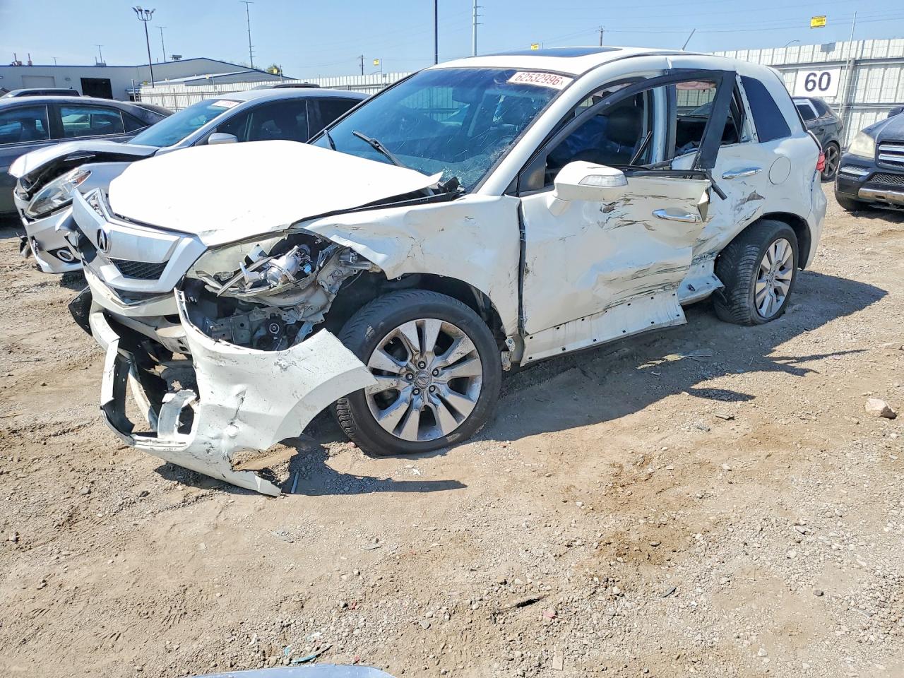 2011 Acura Rdx White vin: 5J8TB2H22BA002064