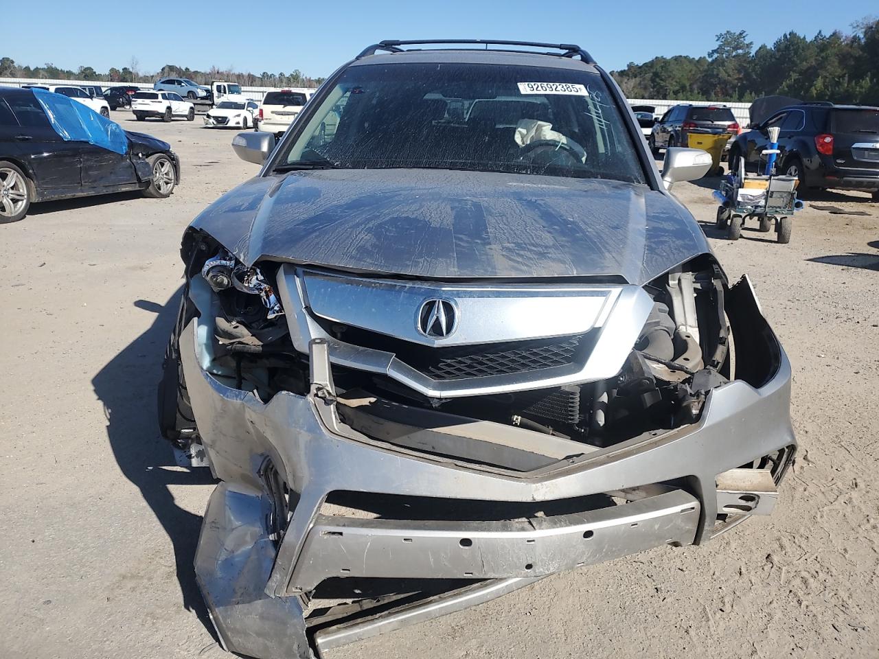 2011 Acura Rdx Gray vin: 5J8TB2H22BA003439