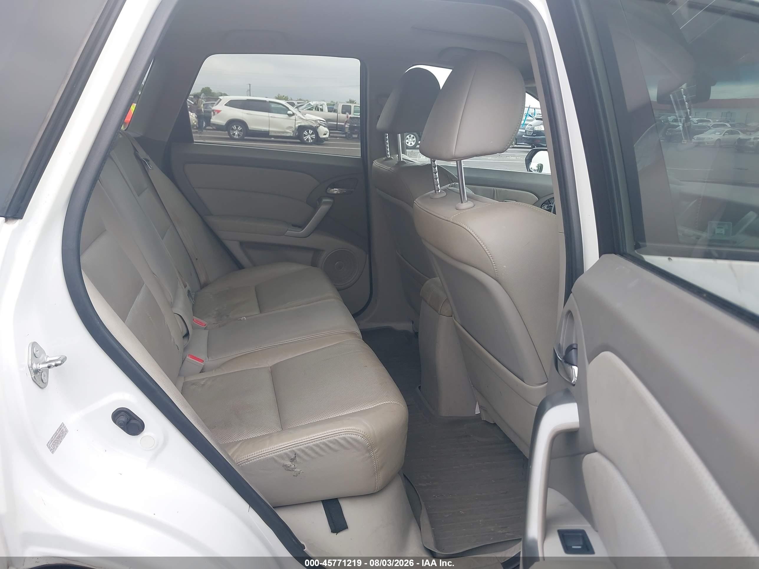 2010 Acura Rdx   White vin: 5J8TB2H24AA004302