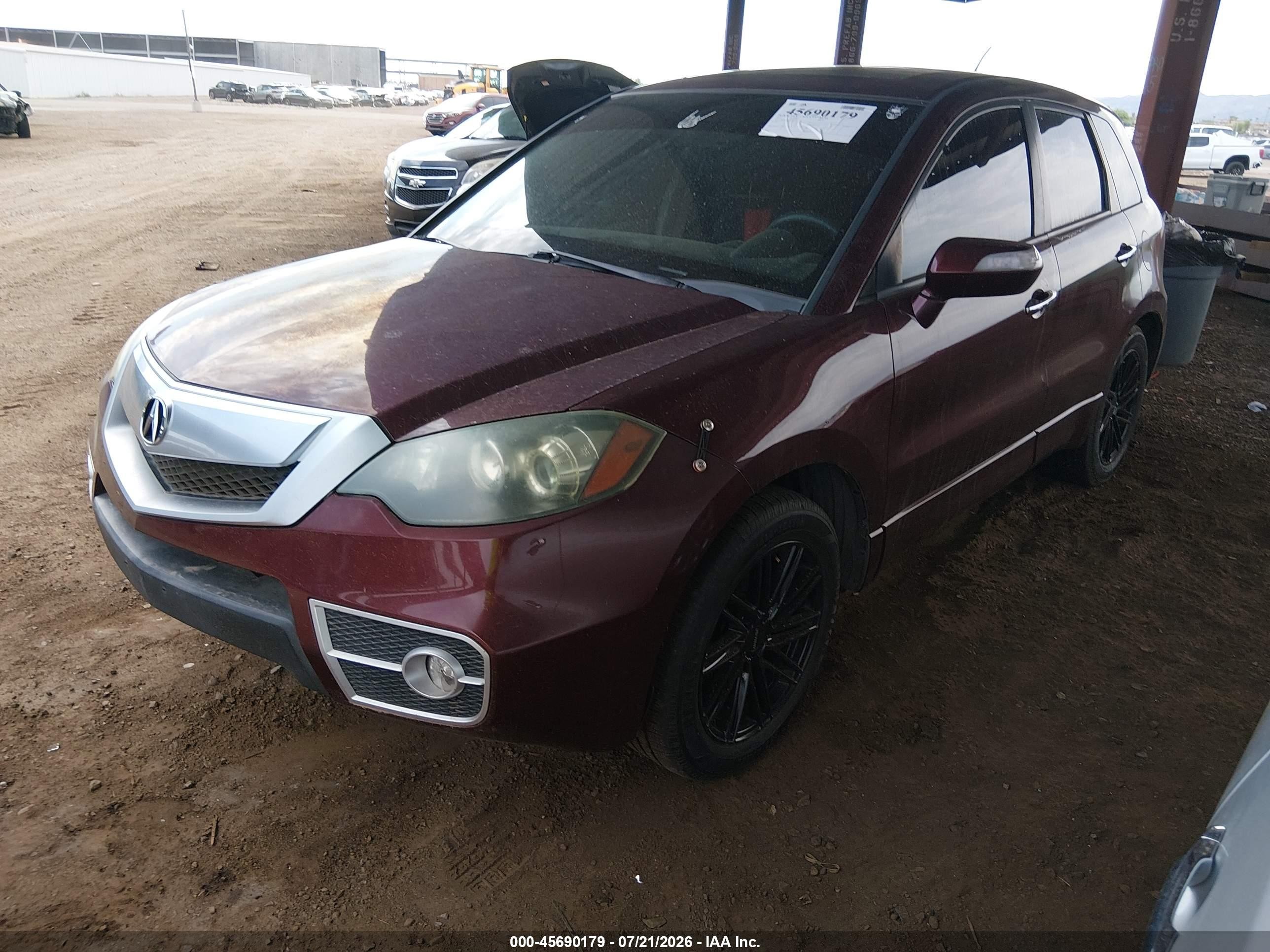 2011 Acura Rdx   Red vin: 5J8TB2H24BA005547