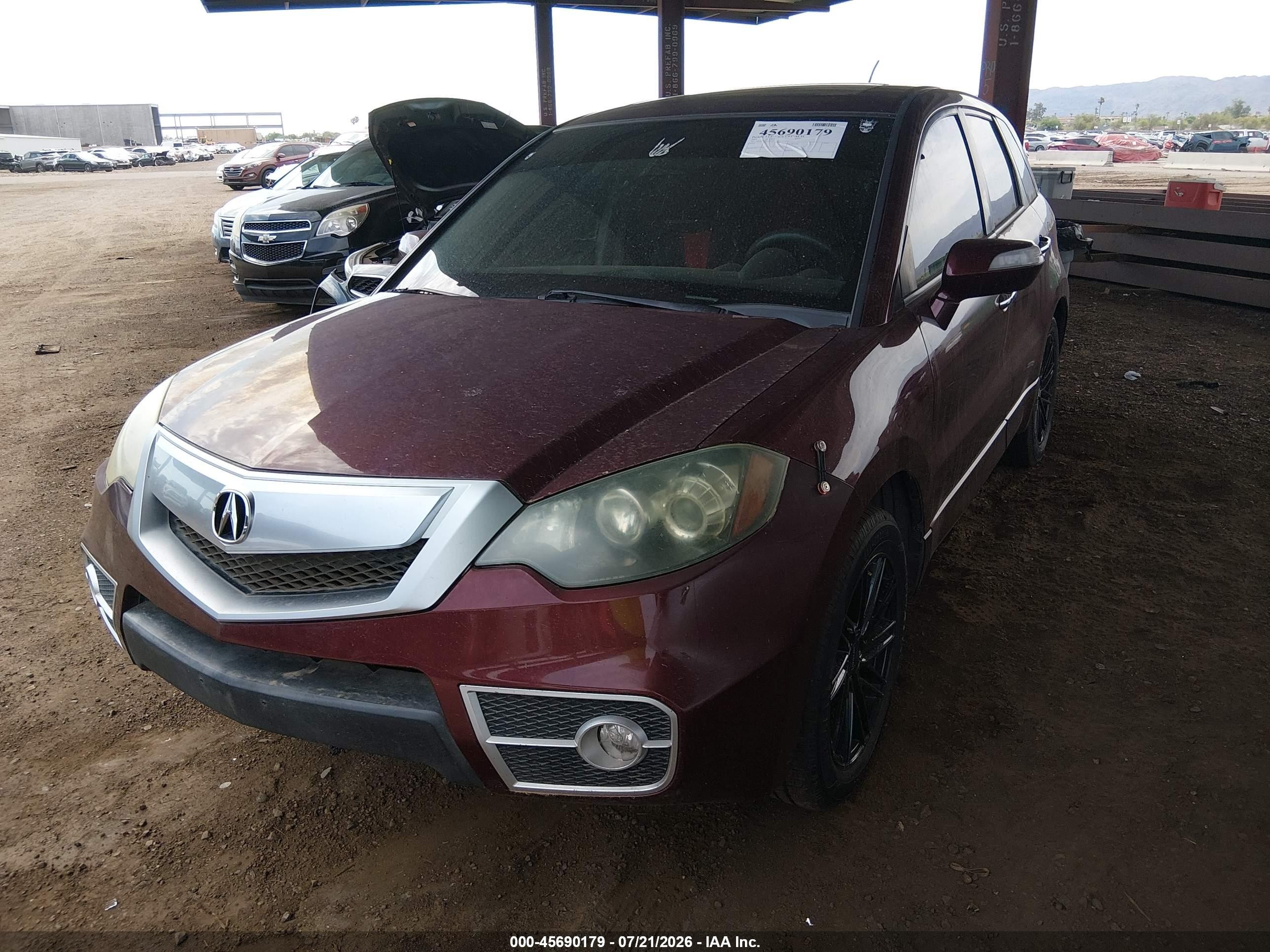 2011 Acura Rdx   Red vin: 5J8TB2H24BA005547