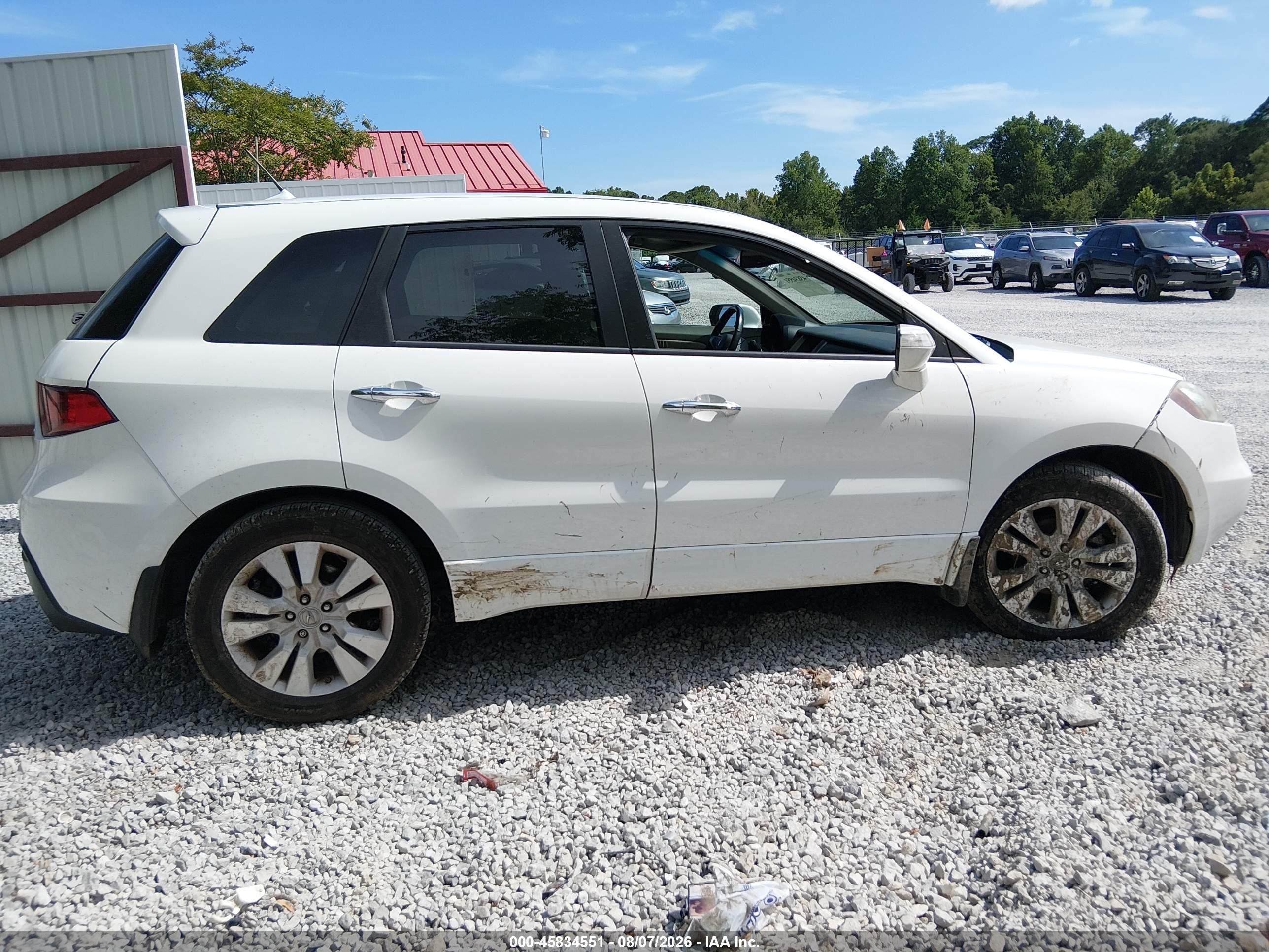 2012 Acura Rdx   White vin: 5J8TB2H24CA000690