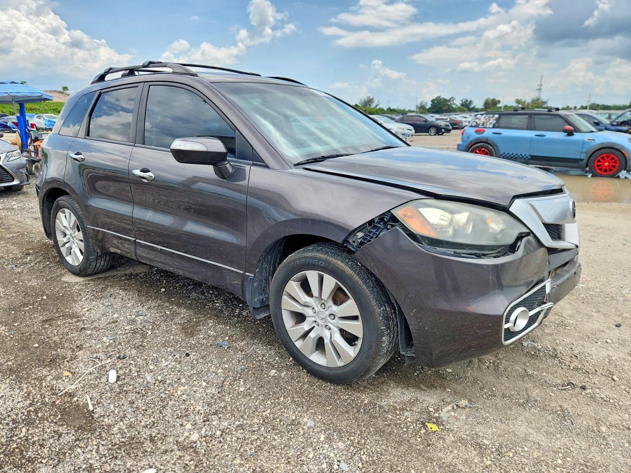 2010 Acura Rdx Gray vin: 5J8TB2H26AA004558