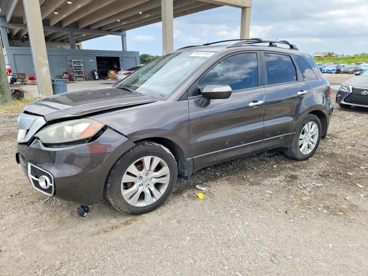 2010 Acura Rdx Gray vin: 5J8TB2H26AA004558