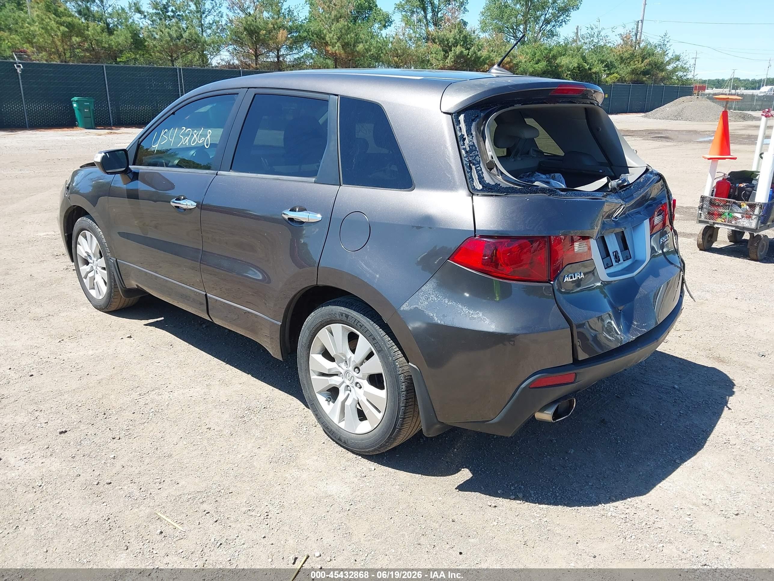 2011 Acura Rdx   Gray vin: 5J8TB2H27BA001475