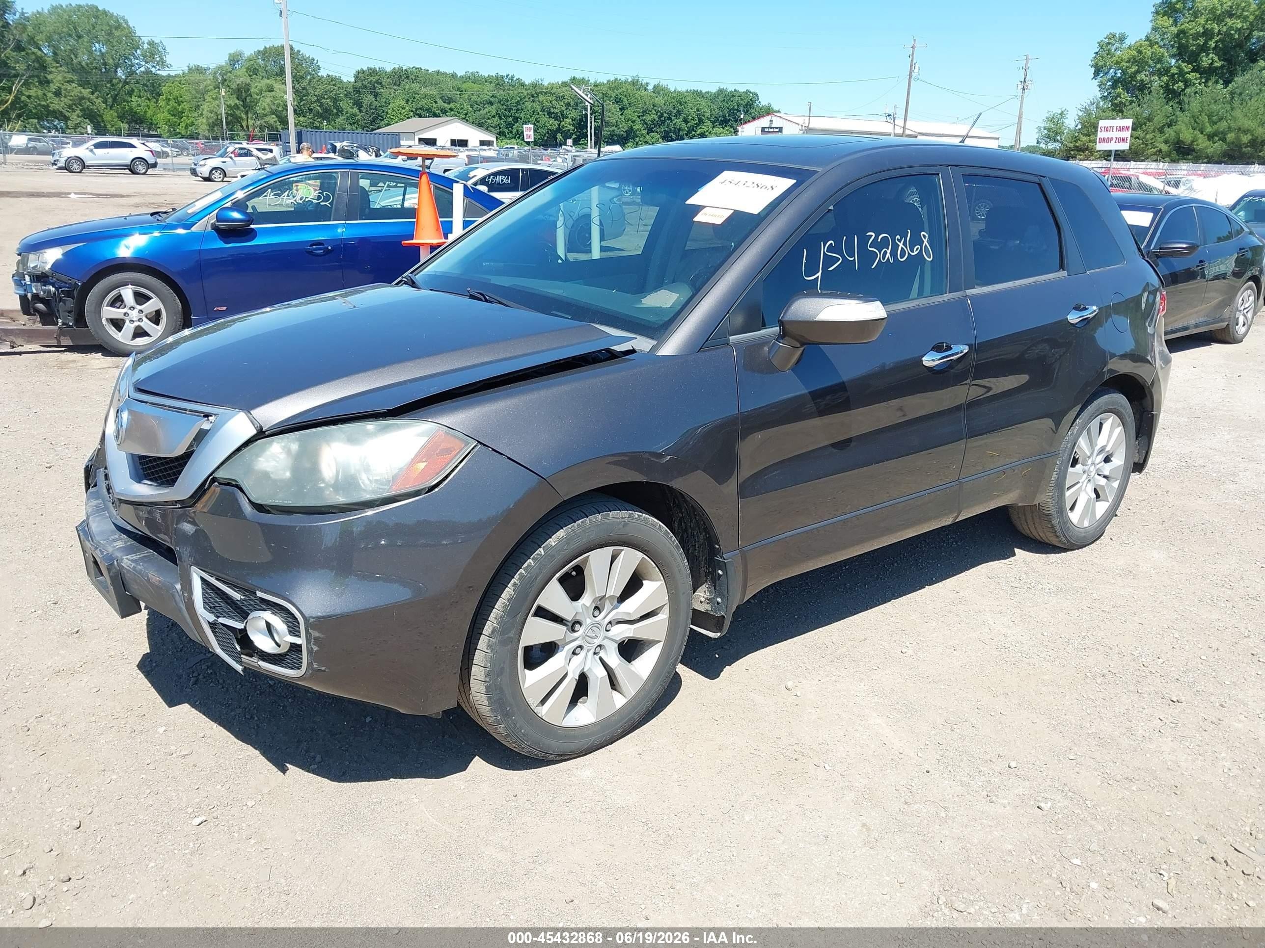 2011 Acura Rdx   Gray vin: 5J8TB2H27BA001475