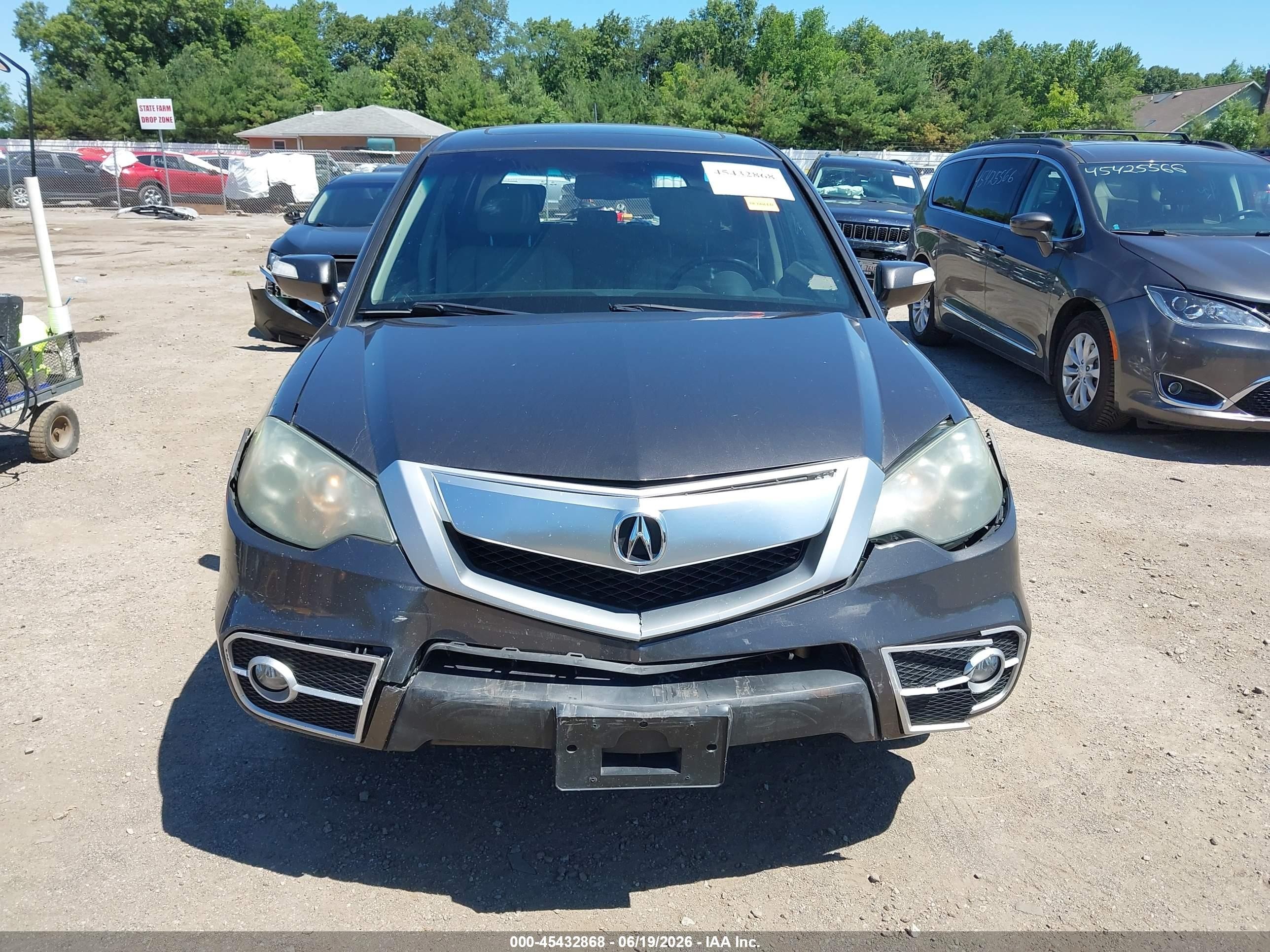 2011 Acura Rdx   Gray vin: 5J8TB2H27BA001475