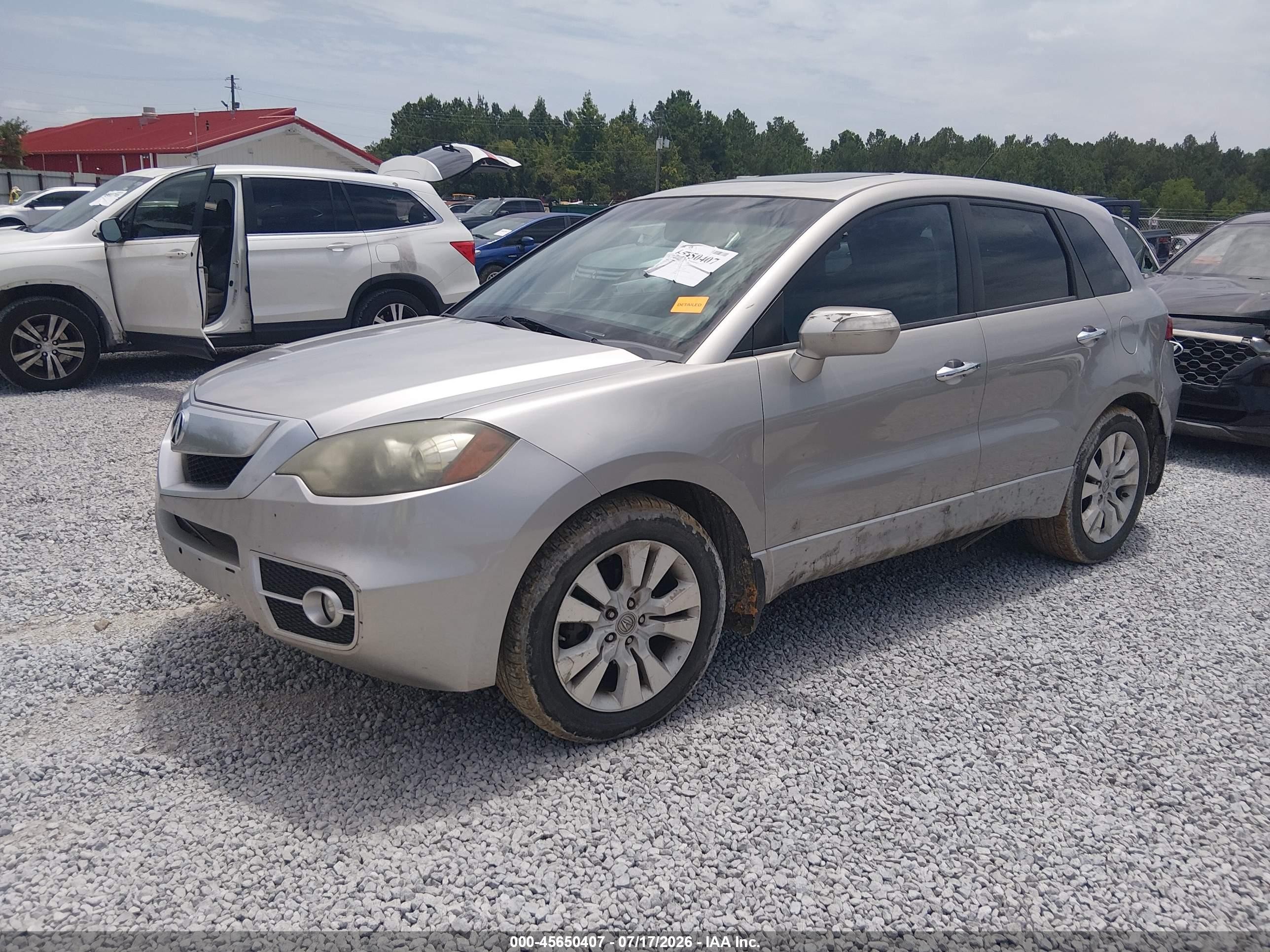 2010 Acura Rdx Silver vin: 5J8TB2H28AA001144
