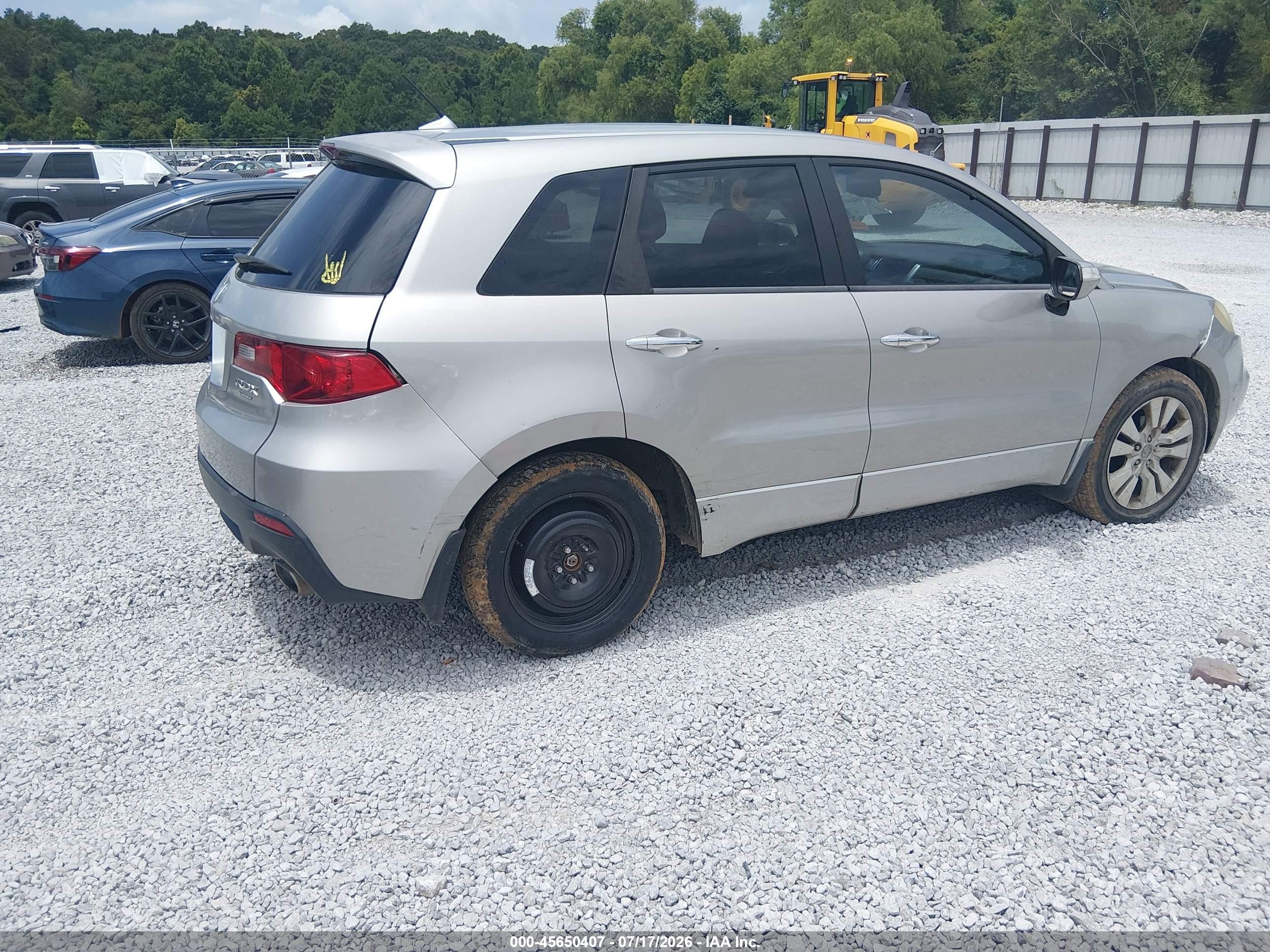 2010 Acura Rdx Silver vin: 5J8TB2H28AA001144