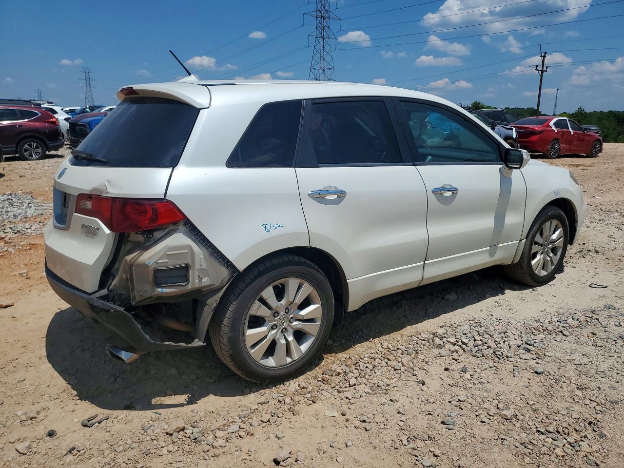 2011 Acura Rdx White vin: 5J8TB2H28BA002750