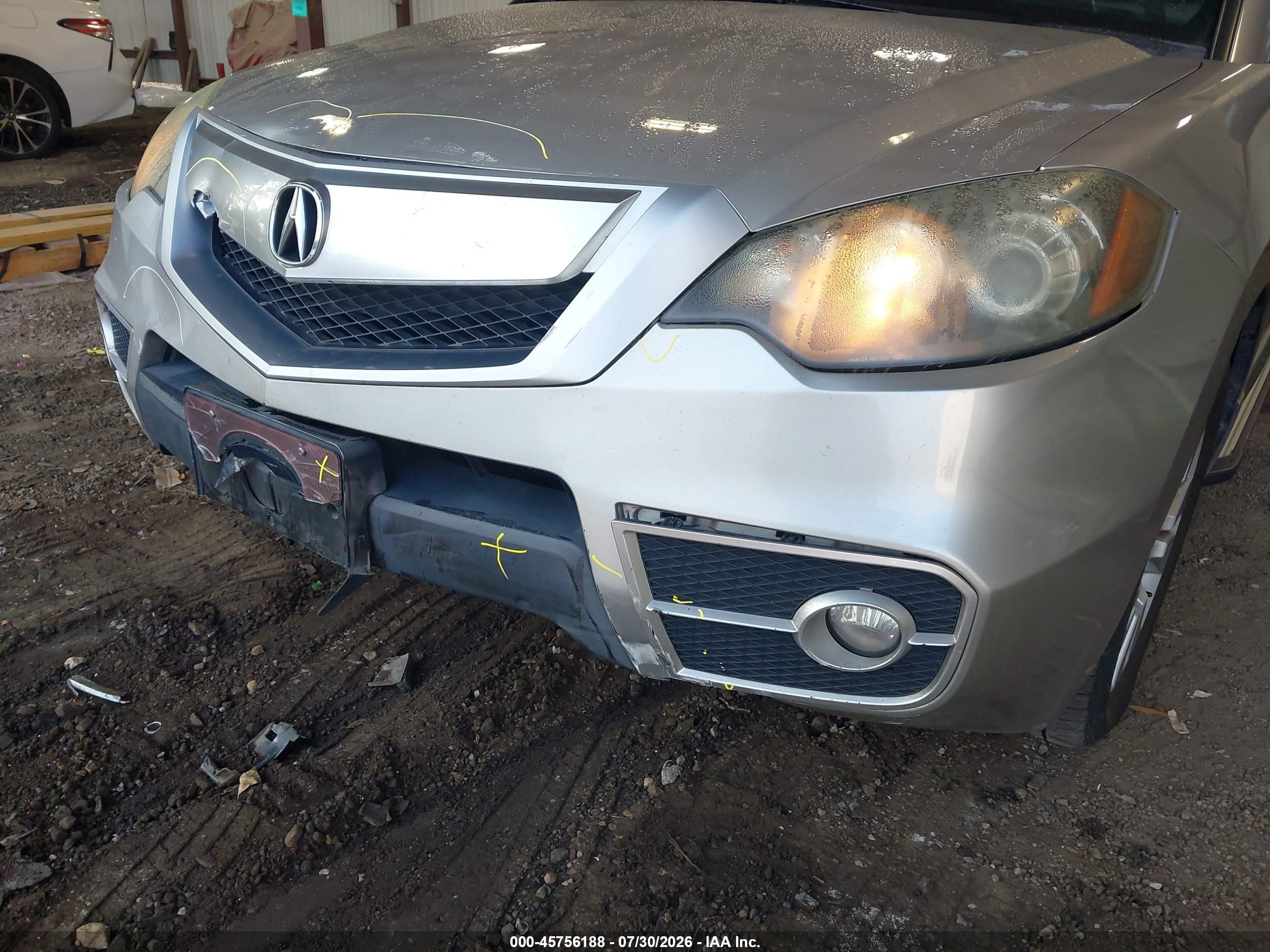 2011 Acura Rdx   Gray vin: 5J8TB2H29BA003485