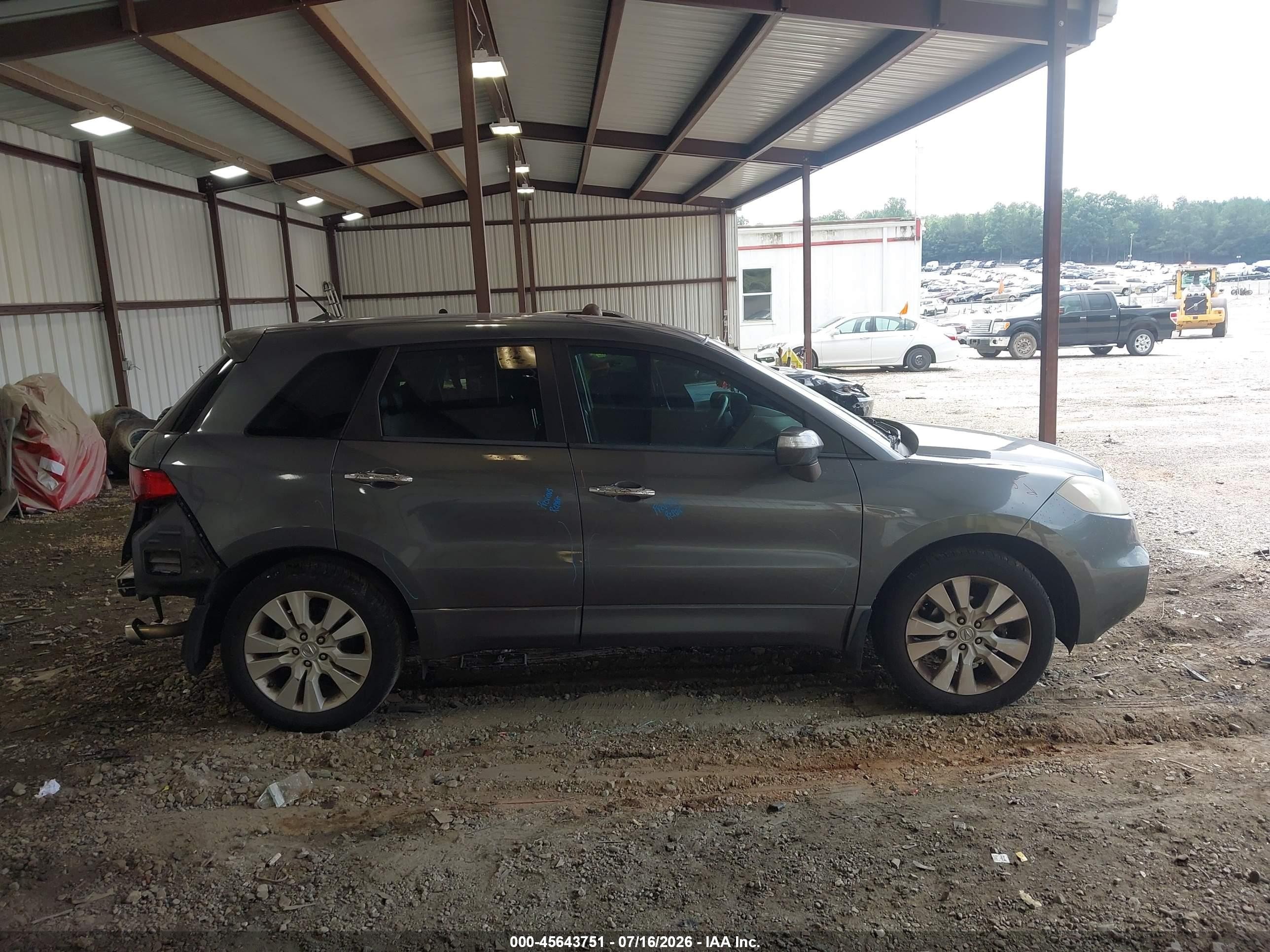 2011 Acura Rdx   Gray vin: 5J8TB2H2XBA001826