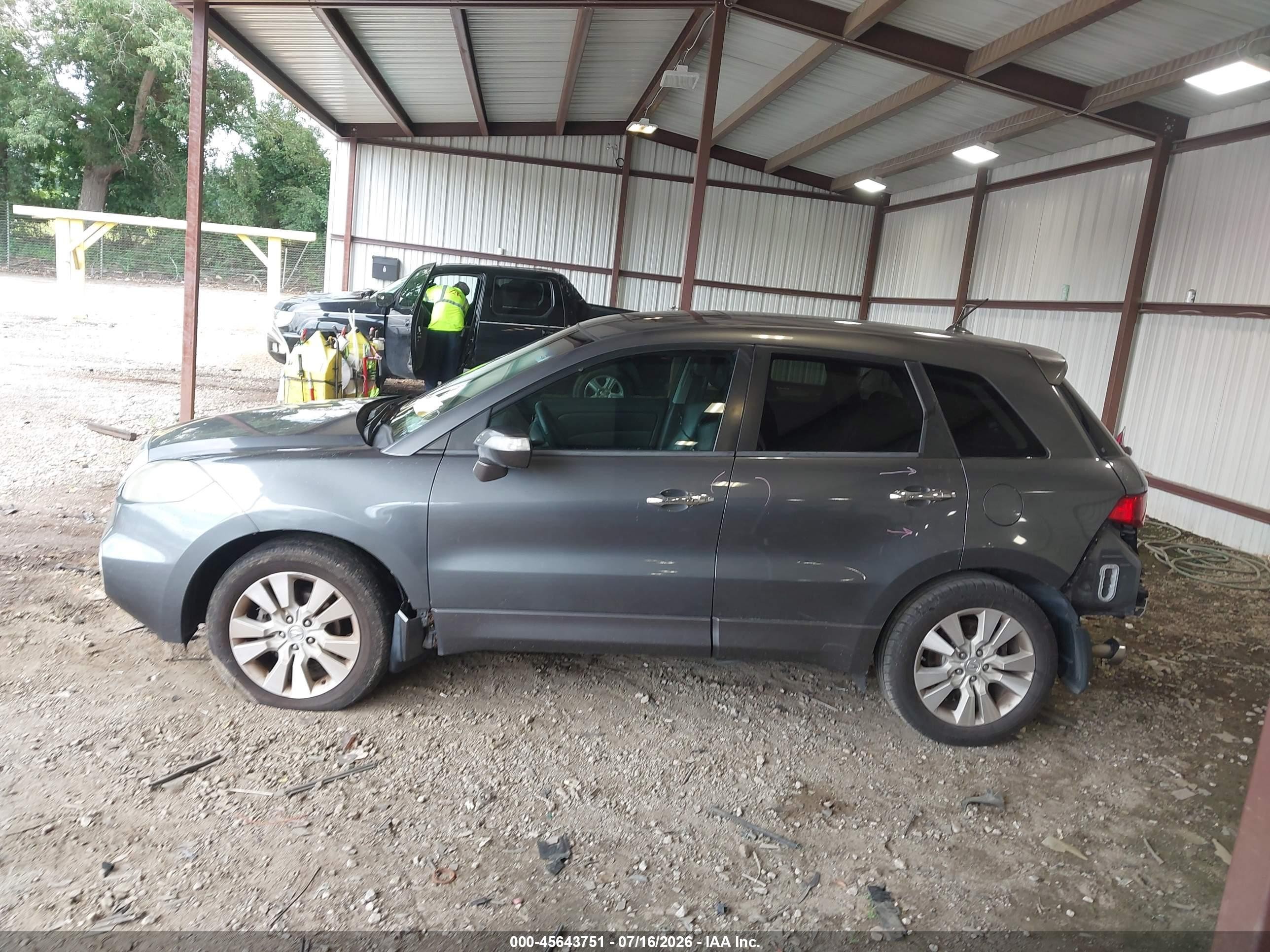 2011 Acura Rdx   Gray vin: 5J8TB2H2XBA001826