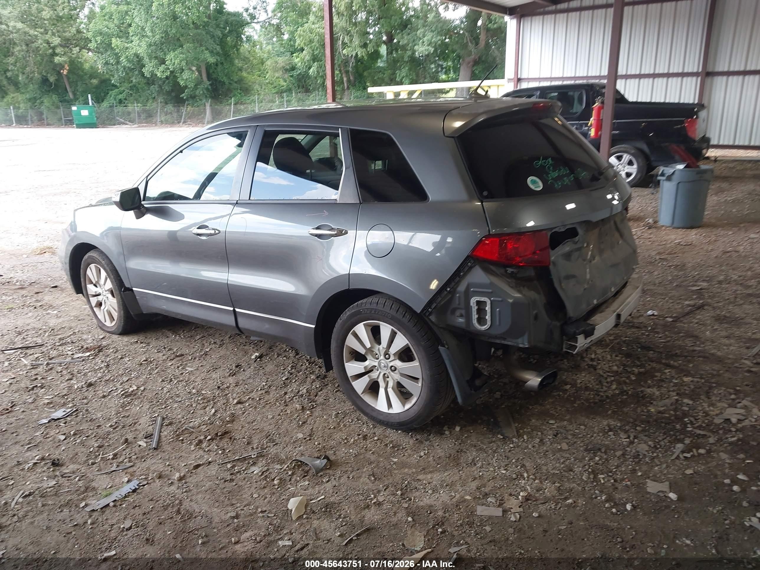2011 Acura Rdx   Gray vin: 5J8TB2H2XBA001826