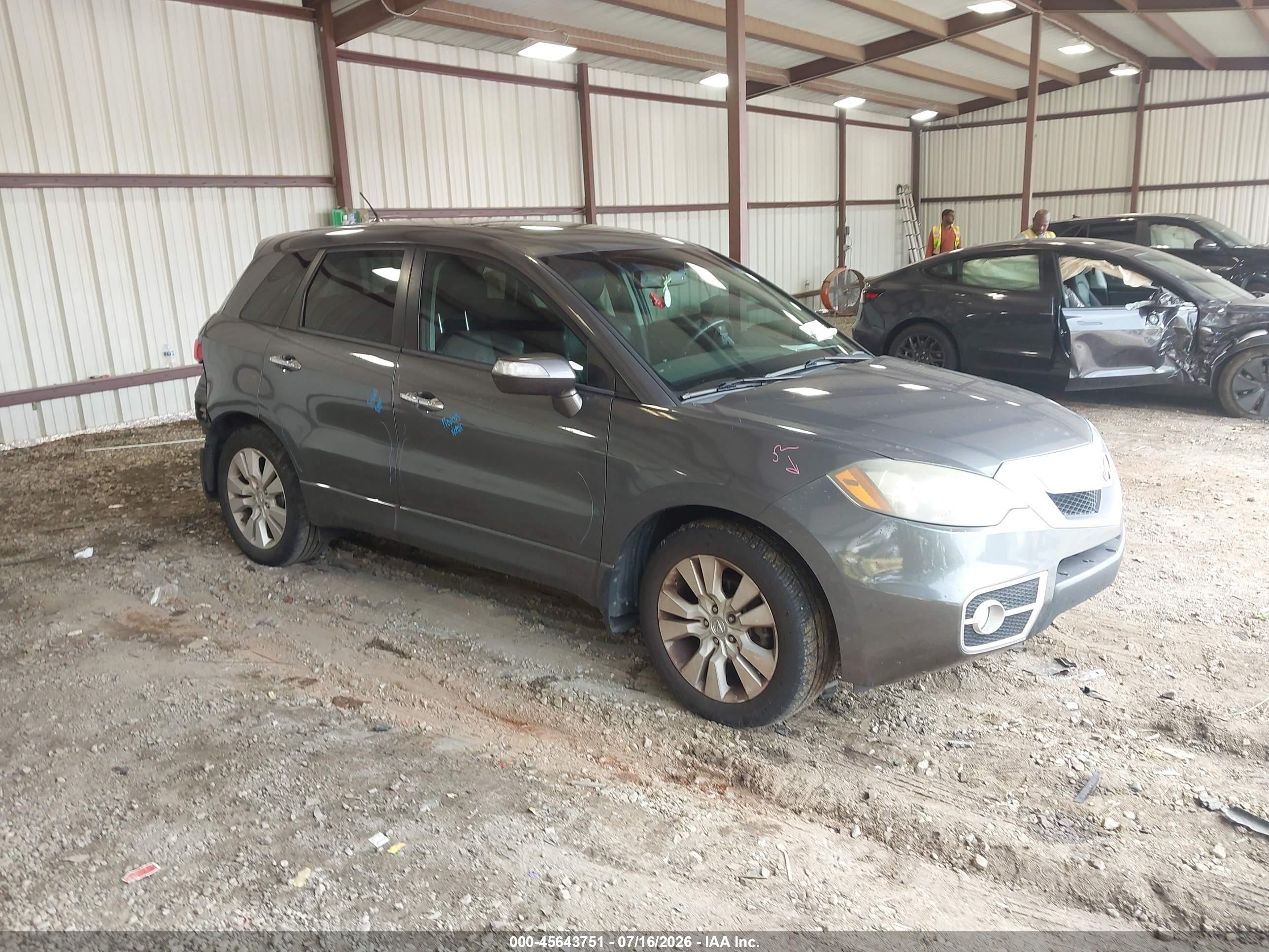 2011 Acura Rdx   Gray vin: 5J8TB2H2XBA001826
