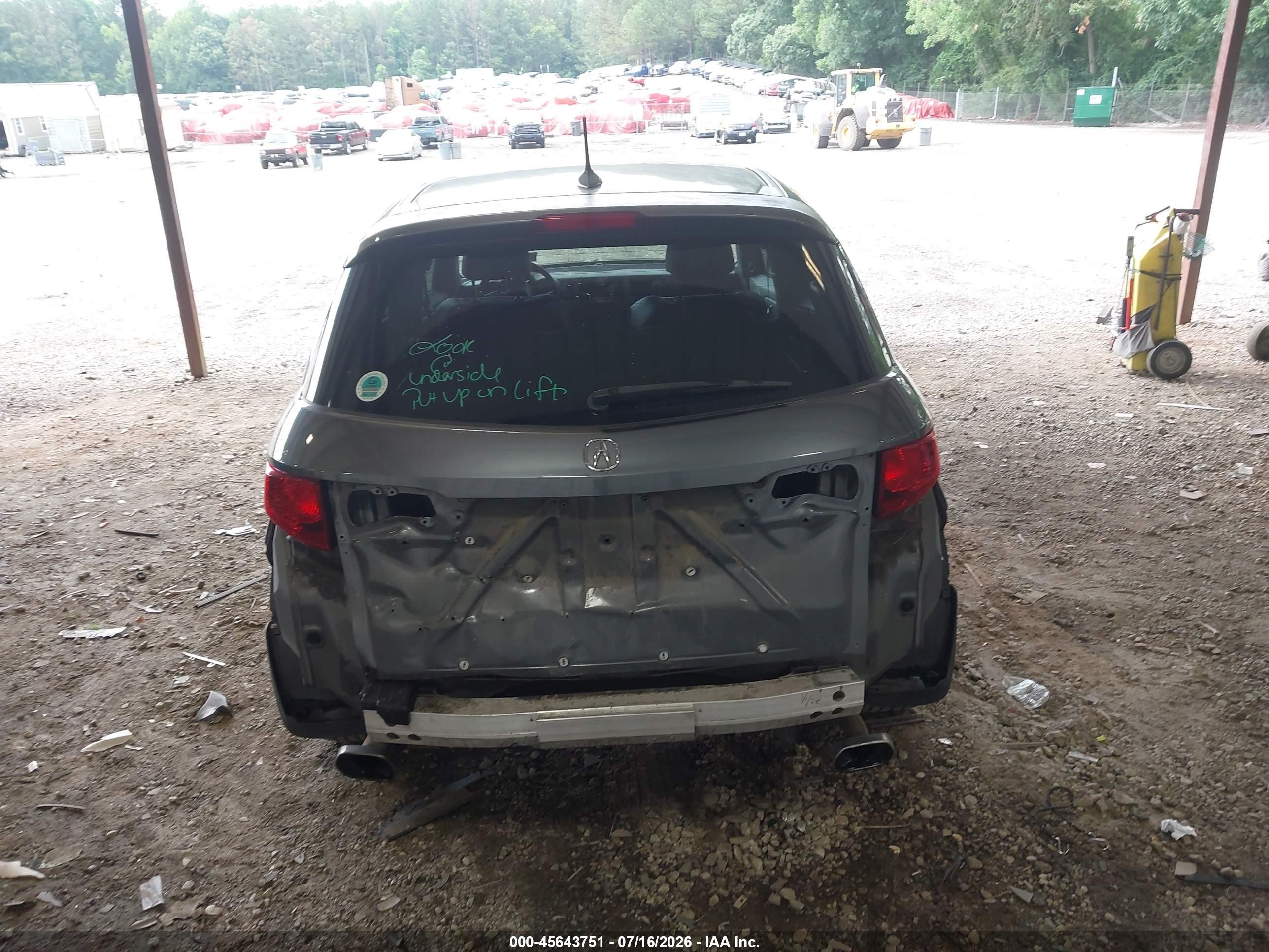 2011 Acura Rdx   Gray vin: 5J8TB2H2XBA001826