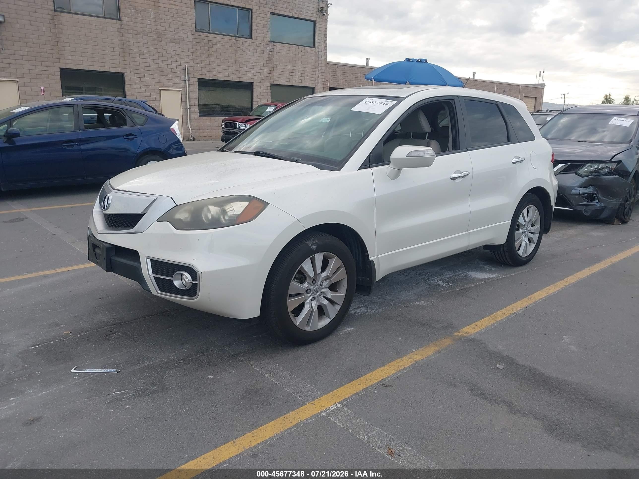 2011 Acura Rdx   Белый vin: 5J8TB2H50BA002042