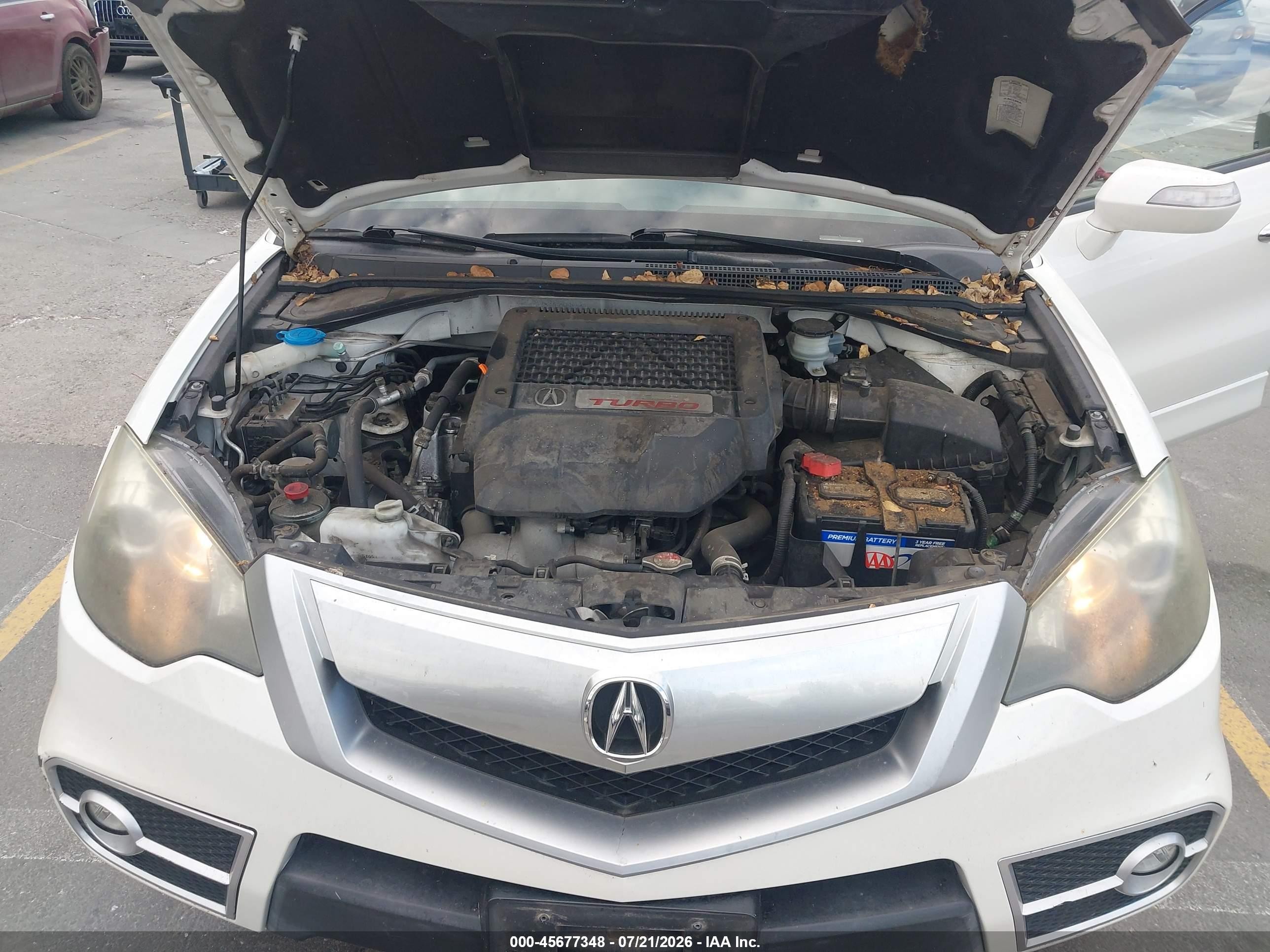 2011 Acura Rdx   Белый vin: 5J8TB2H50BA002042