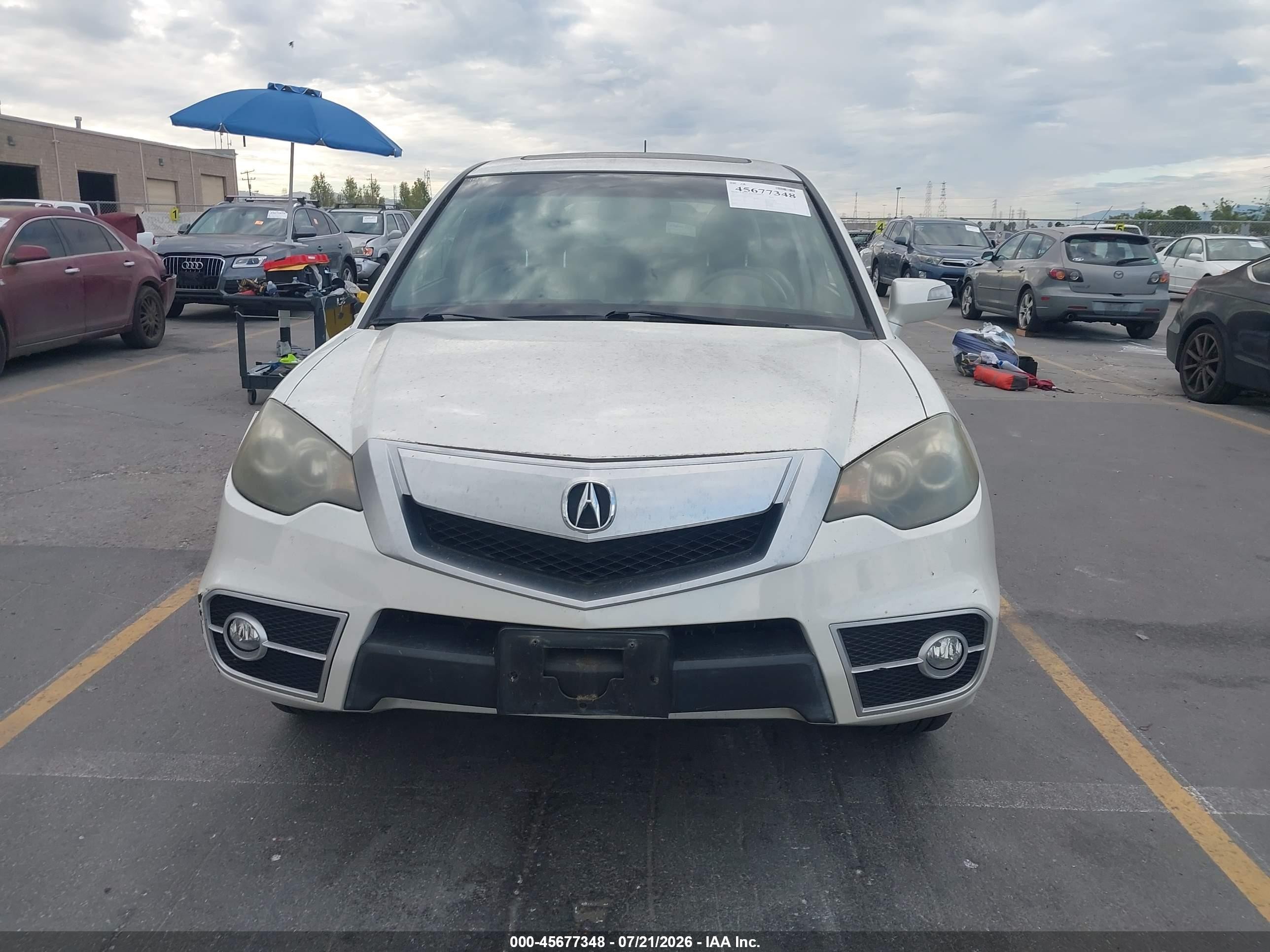 2011 Acura Rdx   Белый vin: 5J8TB2H50BA002042