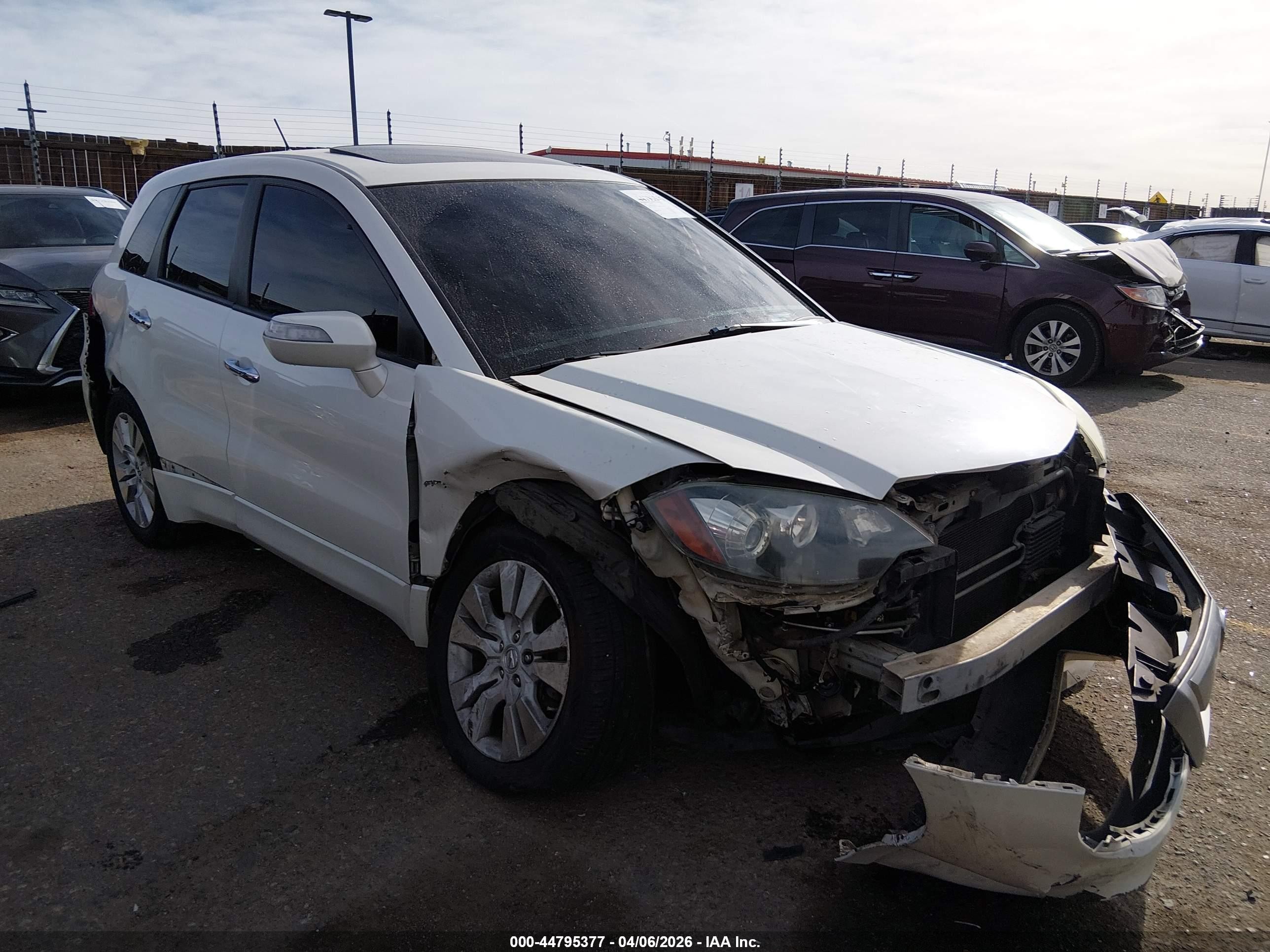 2010 Acura Rdx   White vin: 5J8TB2H52AA003725